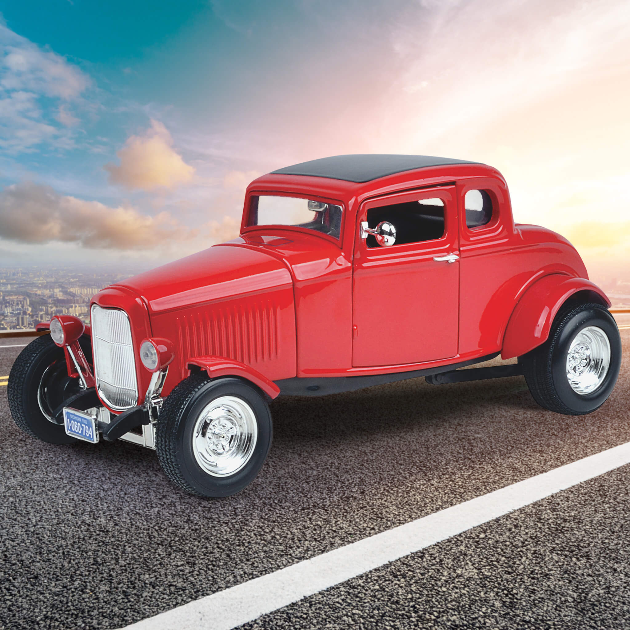 1932 Ford Coupe - Red - Image 2
