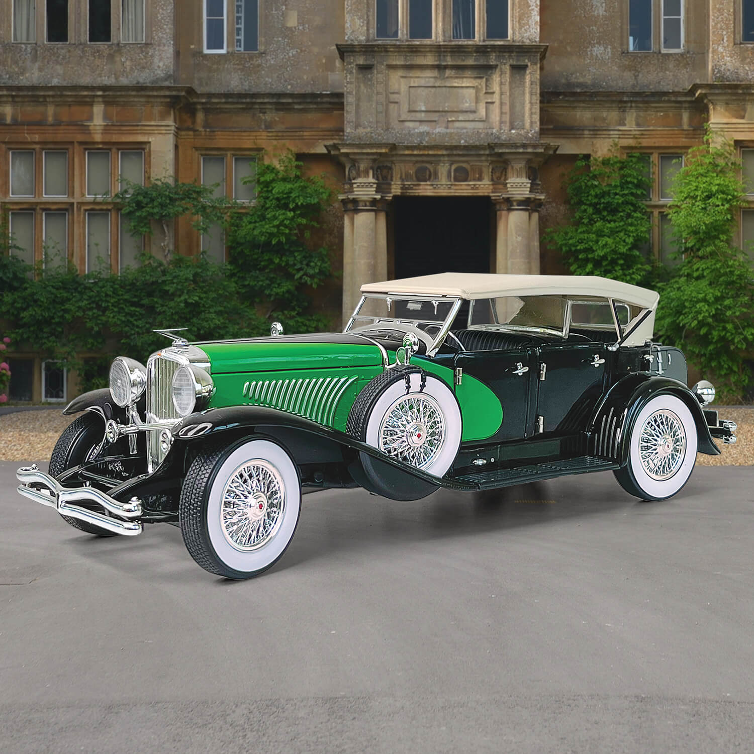 1934 Duesenberg Dual Cowl Phaeton Green - Image 2