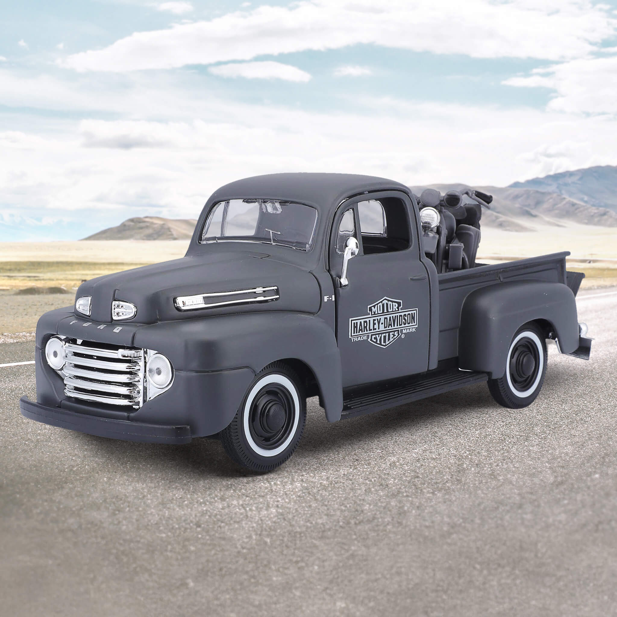 1948 Ford F-1 & 1942 Harley Davidson WLA Flathead - Image 2