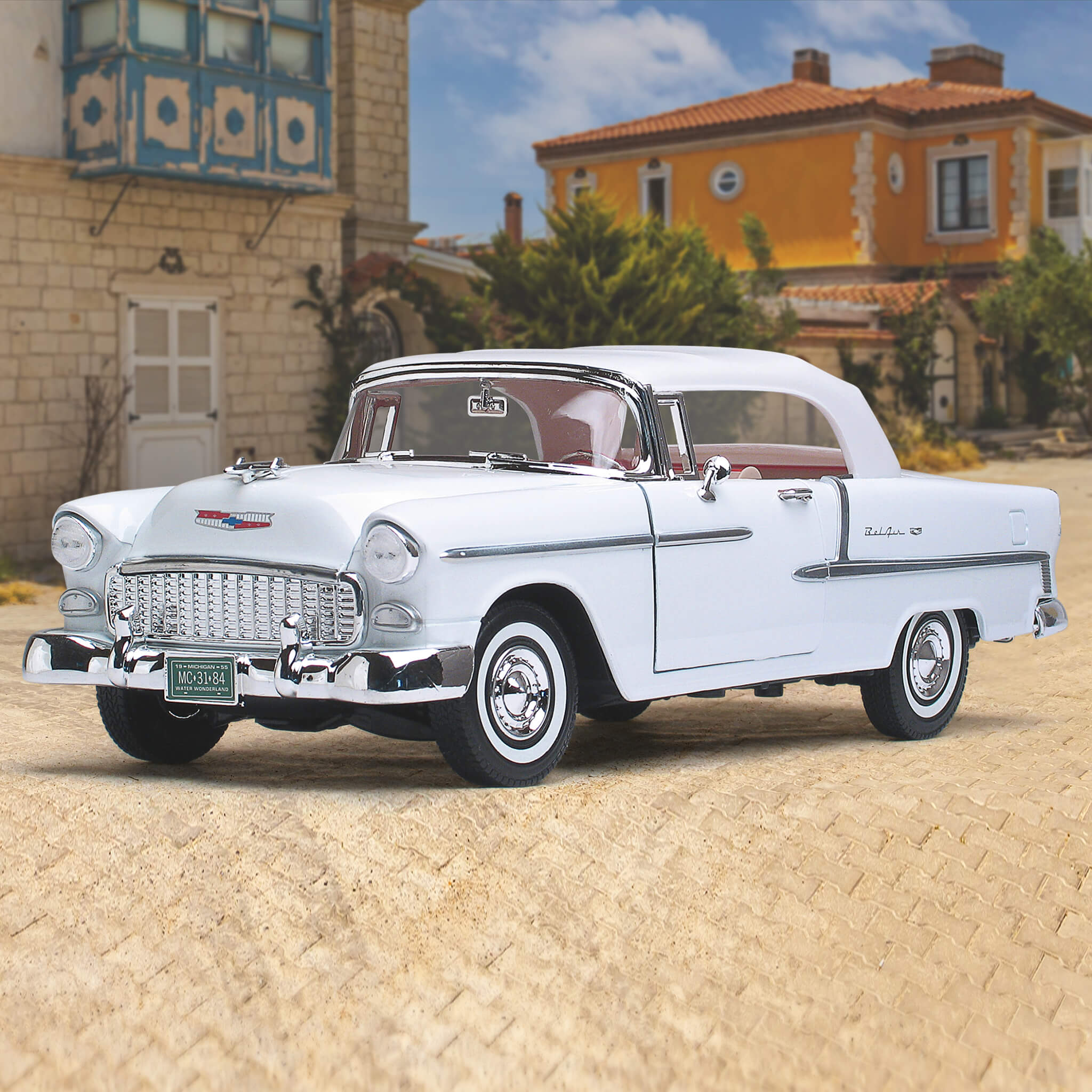 1955 Chevy Bel Air - White - Image 2