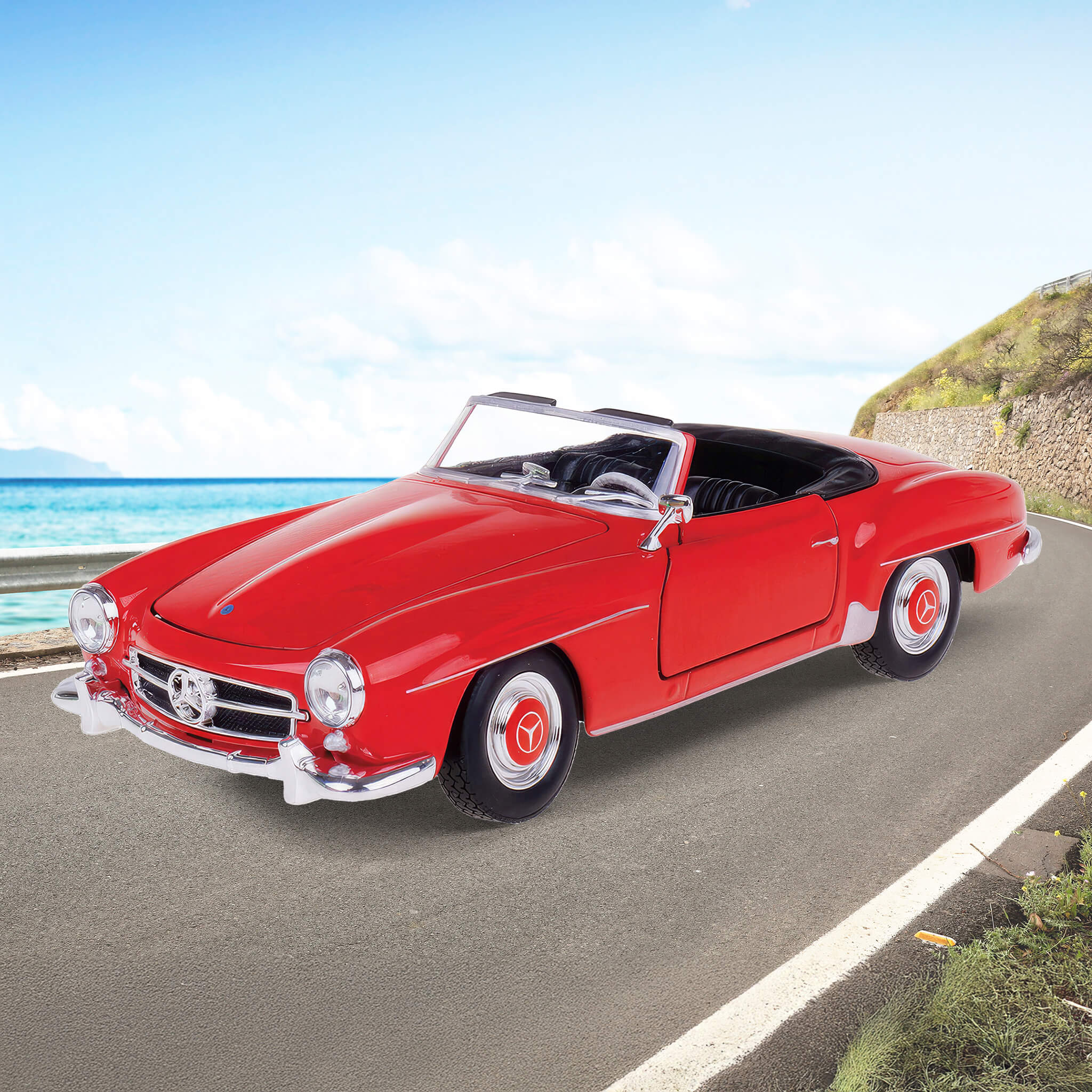 1955 Mercedes-Benz 190 SL Convertible - Red - Image 2
