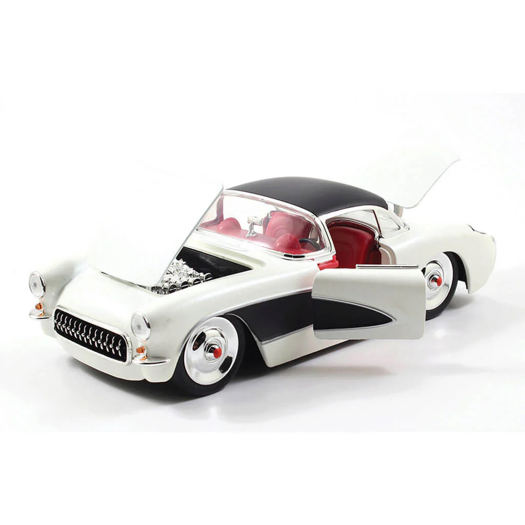 1957 Chevy Corvette - White - Image 3