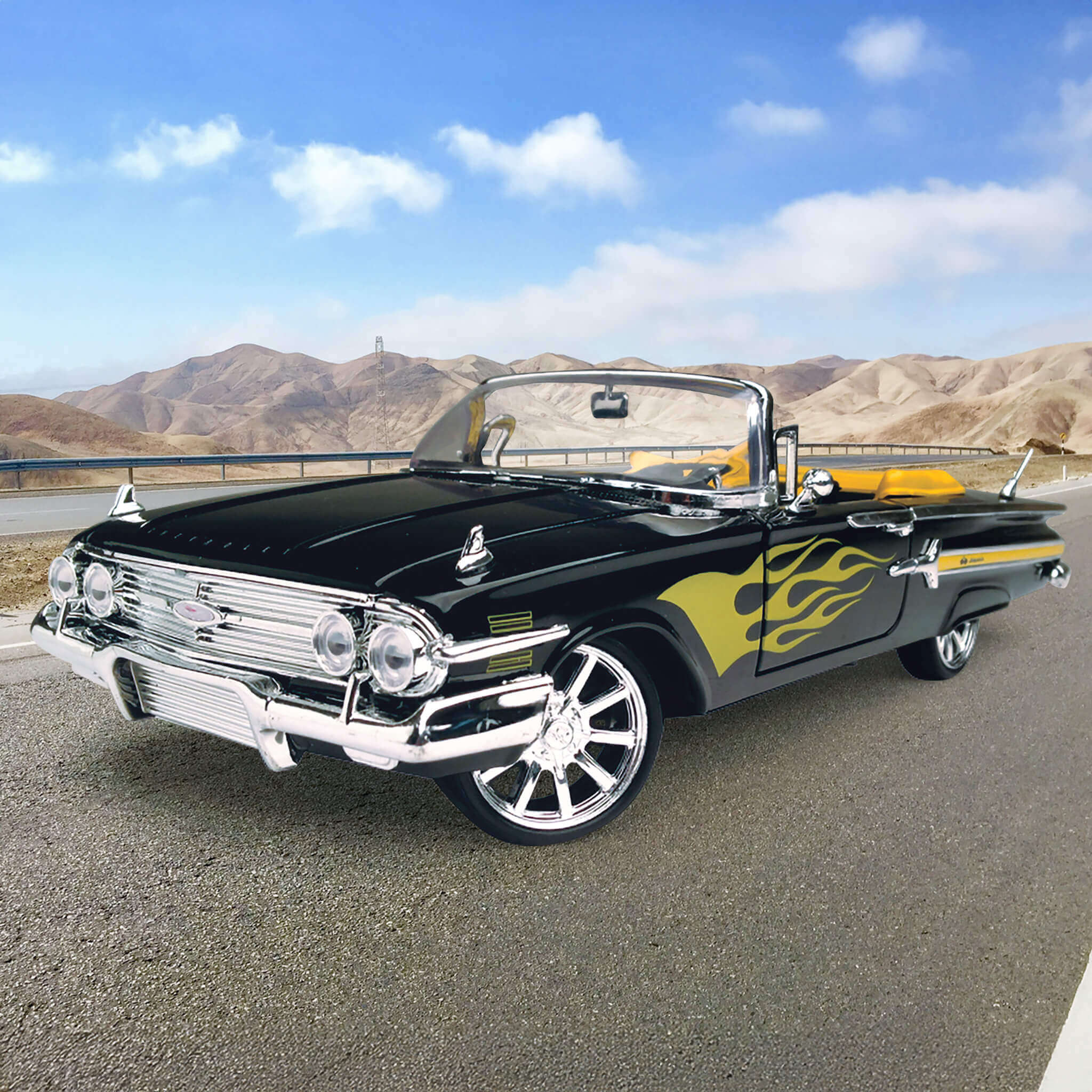 1960 Chevy Impala Convertible - Black - Image 2