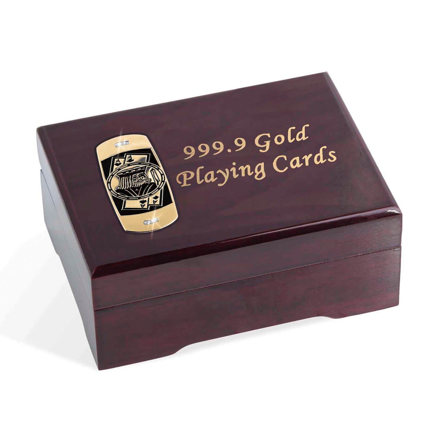 24K Gold & Diamond Playing Cards - Image 6