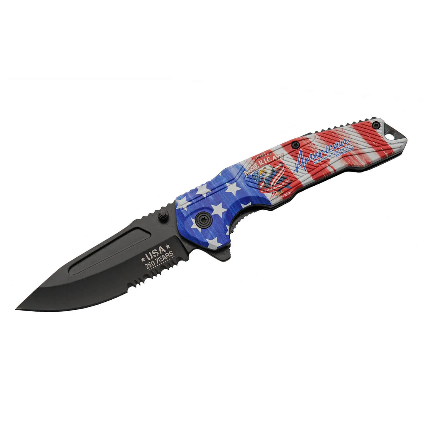 250th Anniversary Patriotic Folding Pocket Knife