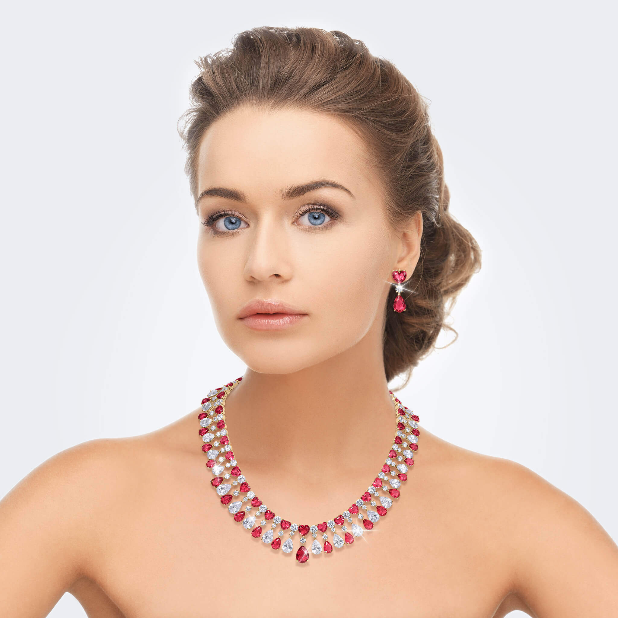 Adore Hearts Earrings - Image 3