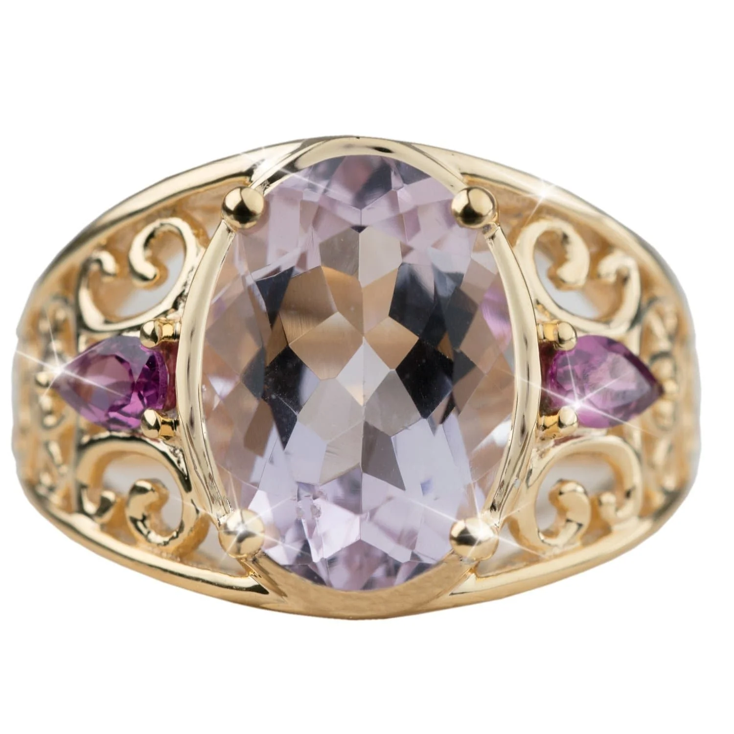Adore Pink Amethyst Ring - Image 2