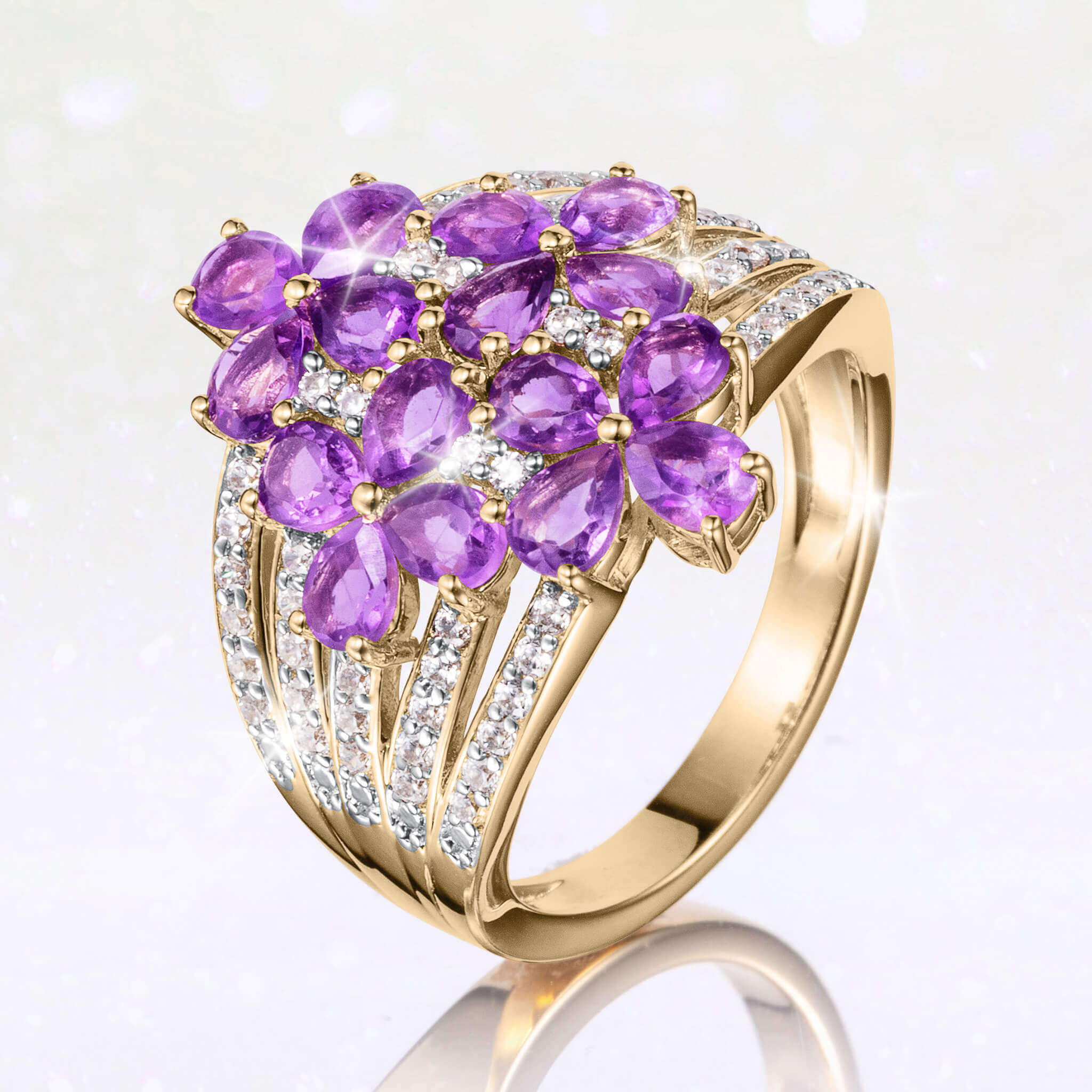 Amethyst Azalea Ring - Image 2