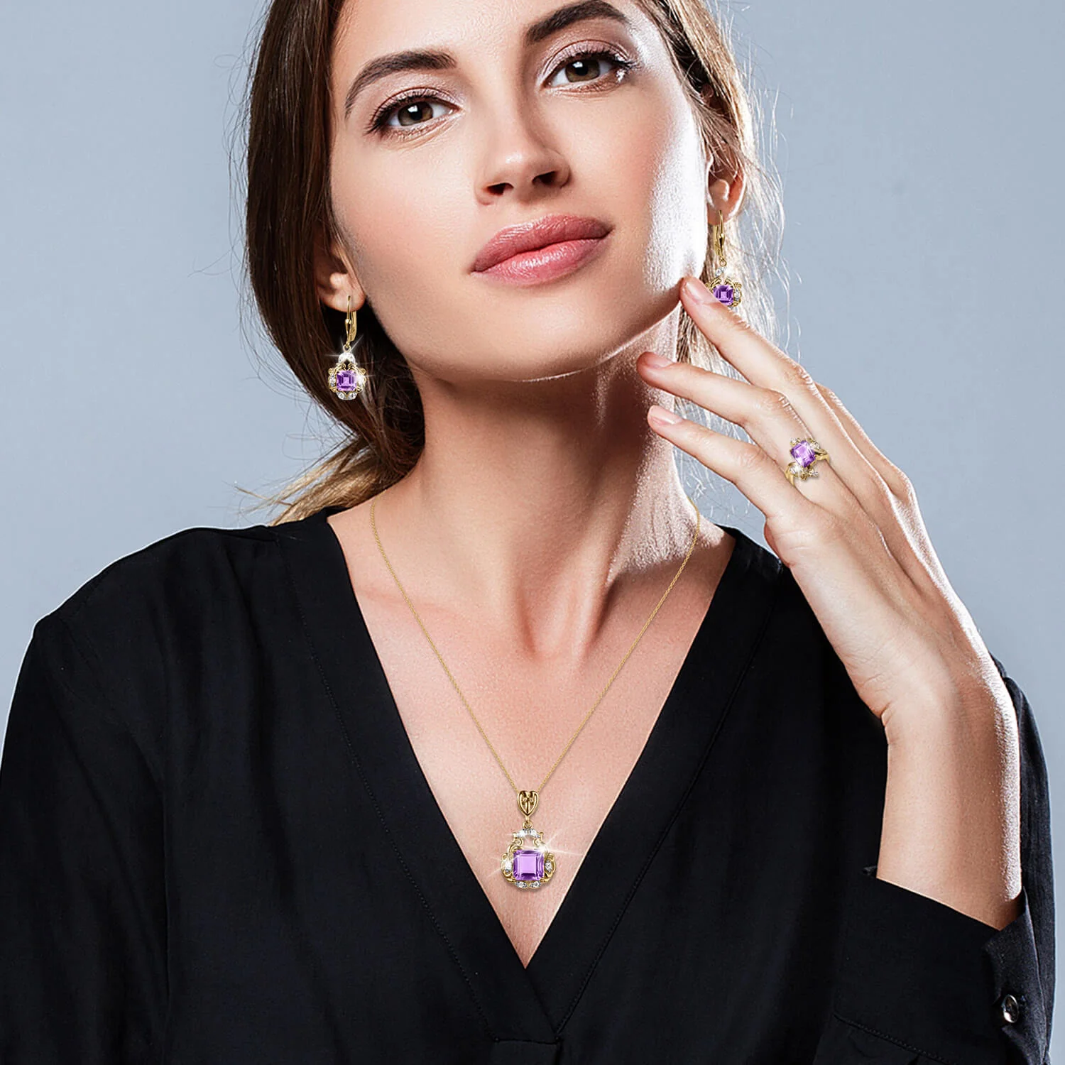 Amethyst Orchard Ring - Image 3