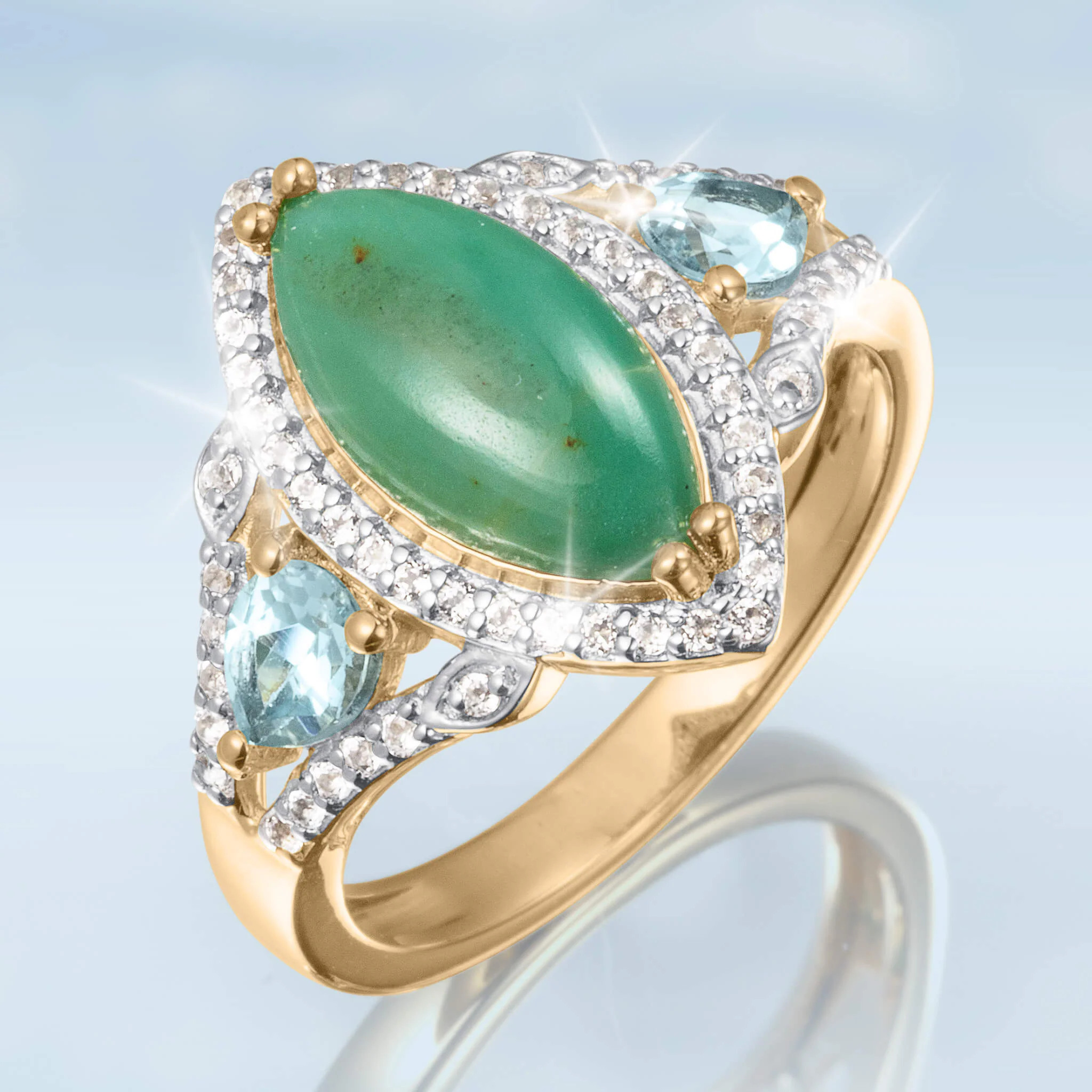 Amina Aquaprase Ring - Image 2