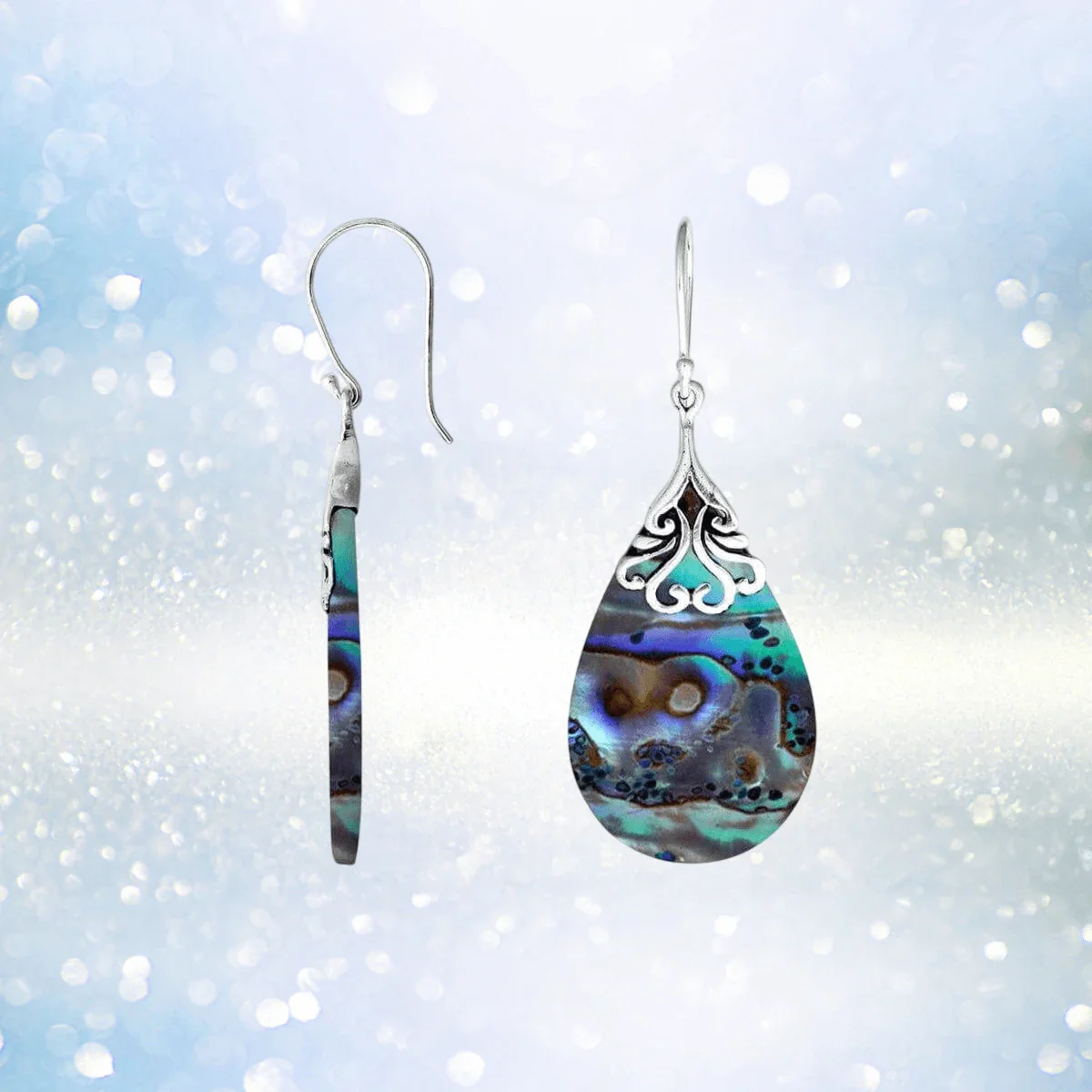 Angel Abalone Earrings - Image 2