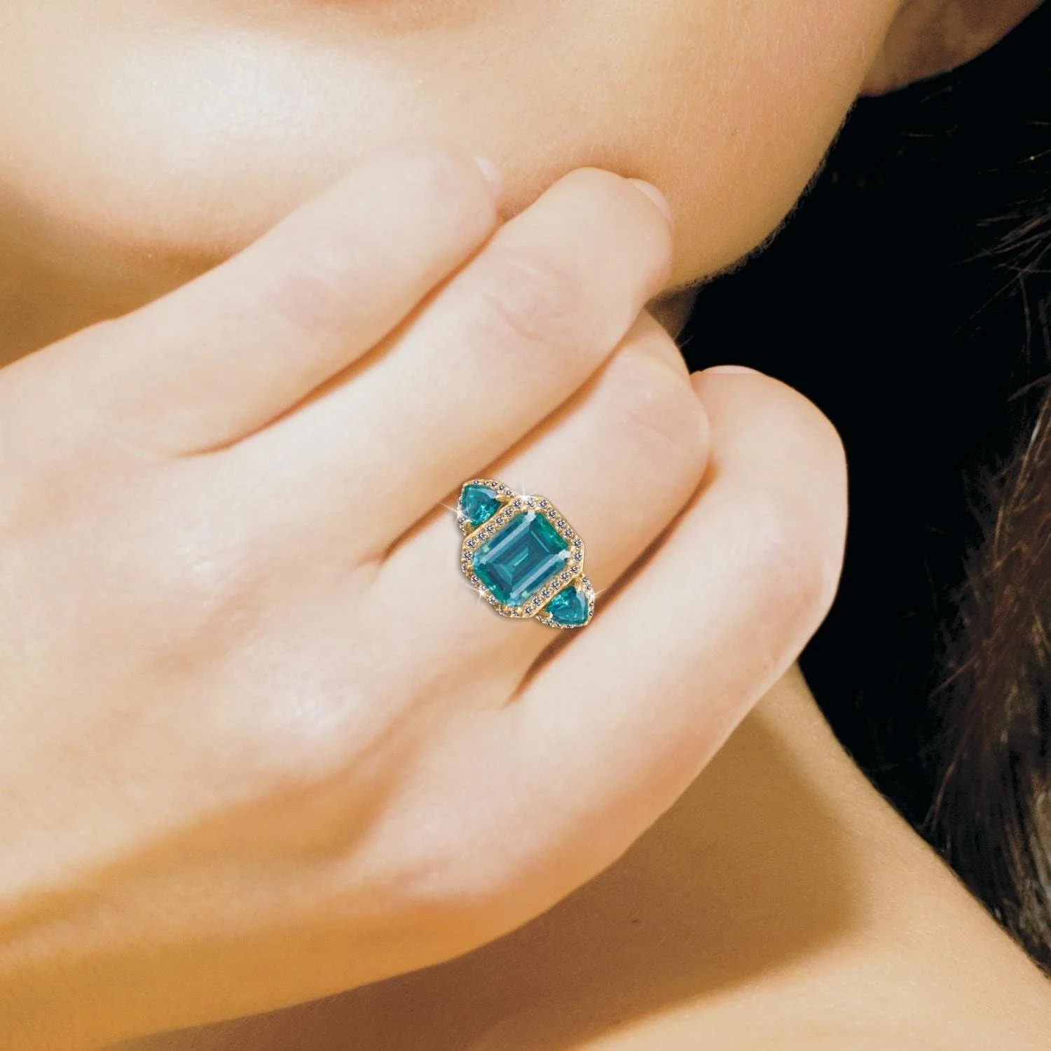 Aqua Fascination Ring - Image 3