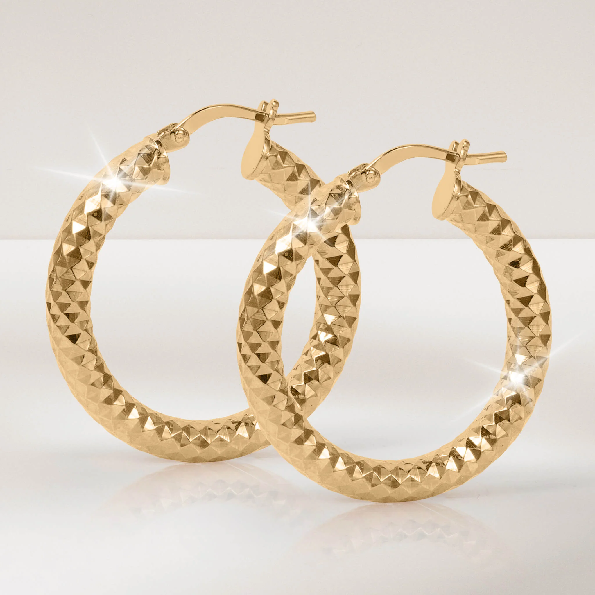 Arezzo Creole Hoop Earrings Collection - Image 3