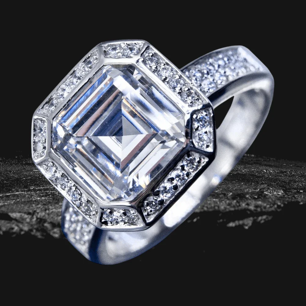 Asscher Deco Ring - Image 2