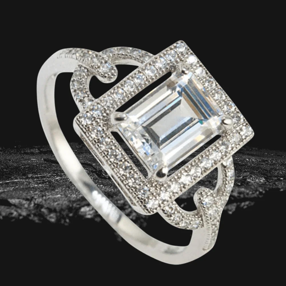 Astoria White Ring - Image 2
