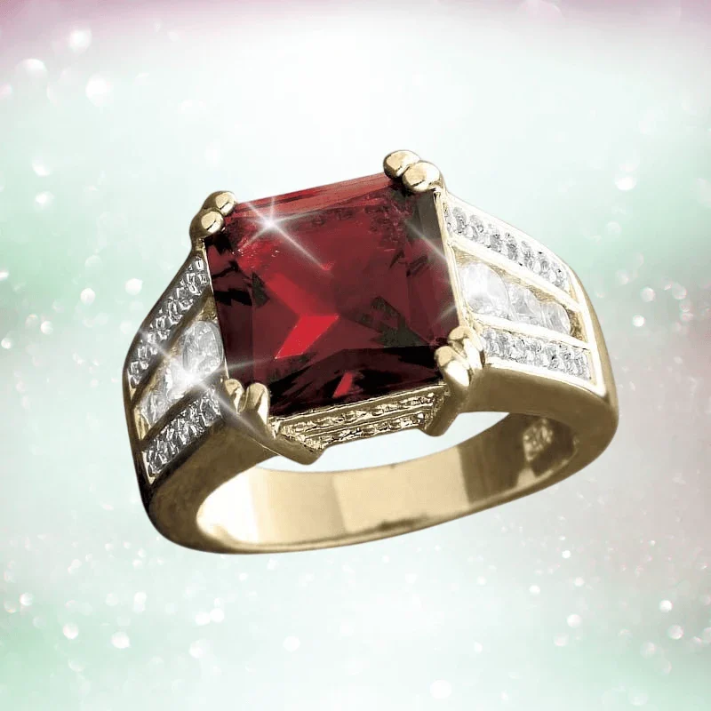 Astra Garnet Ring - Image 2