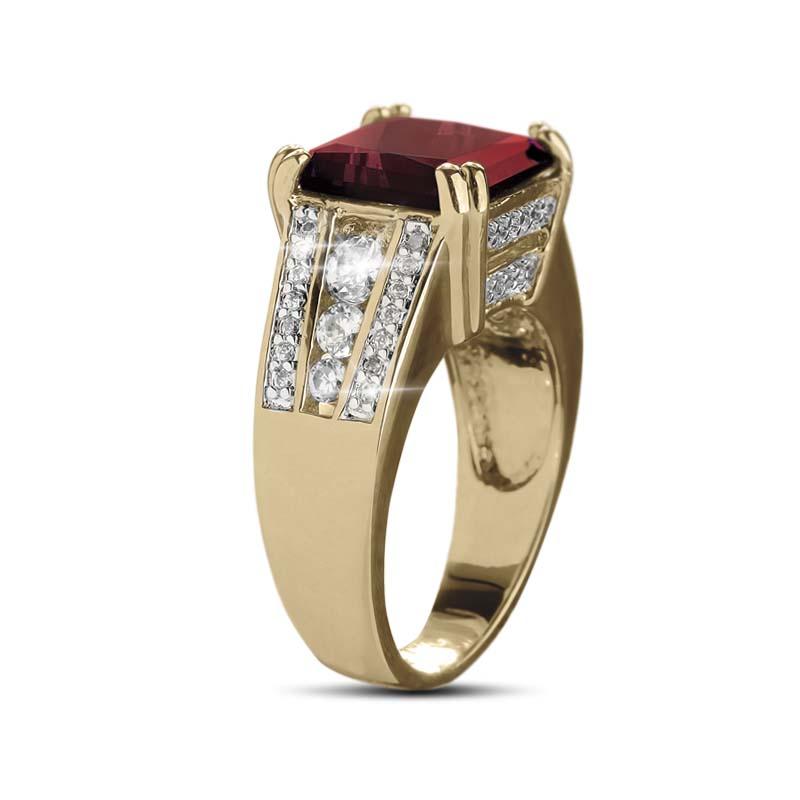 Astra Garnet Ring - Image 3