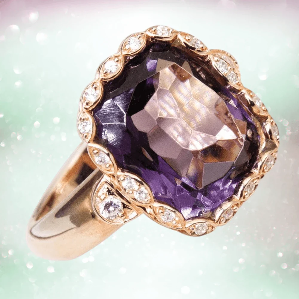 Athena Amethyst Ring - Image 2