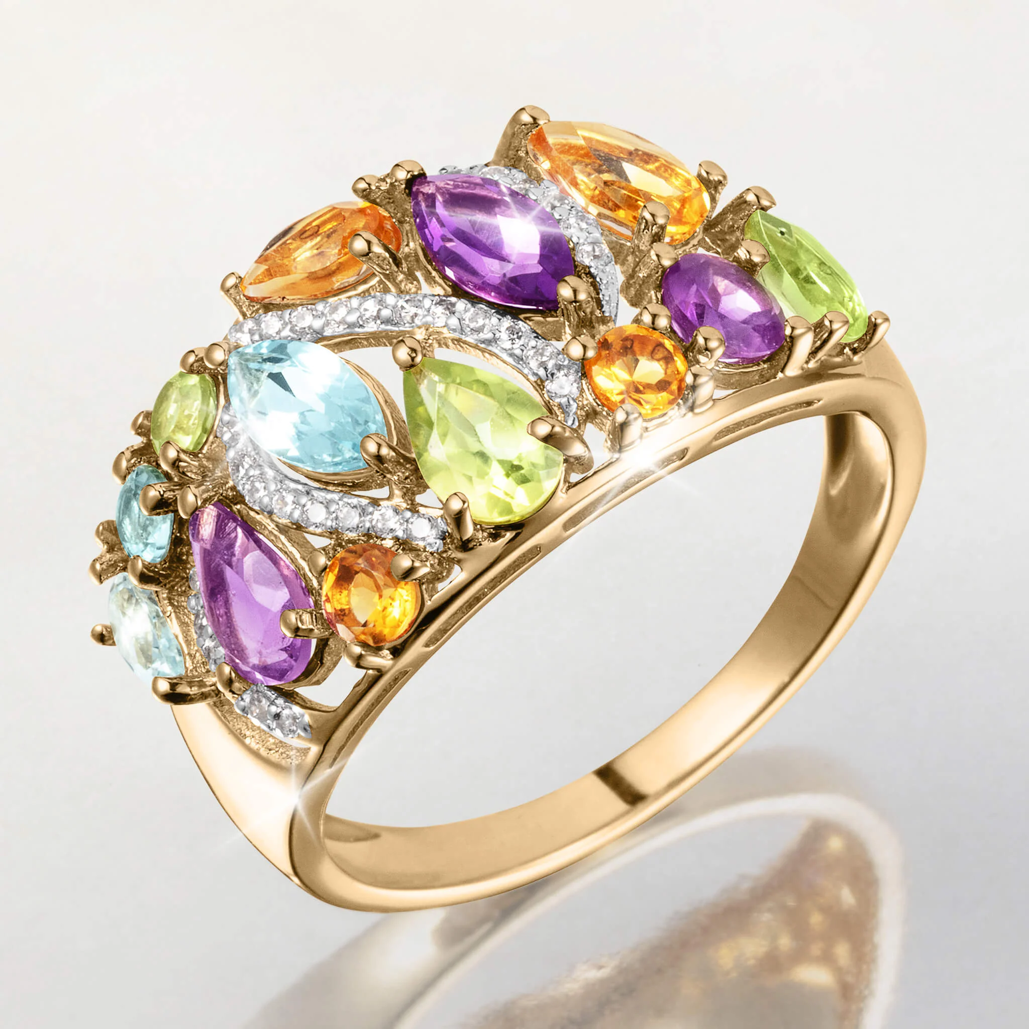Aurora Garden Ladies Ring - Image 2