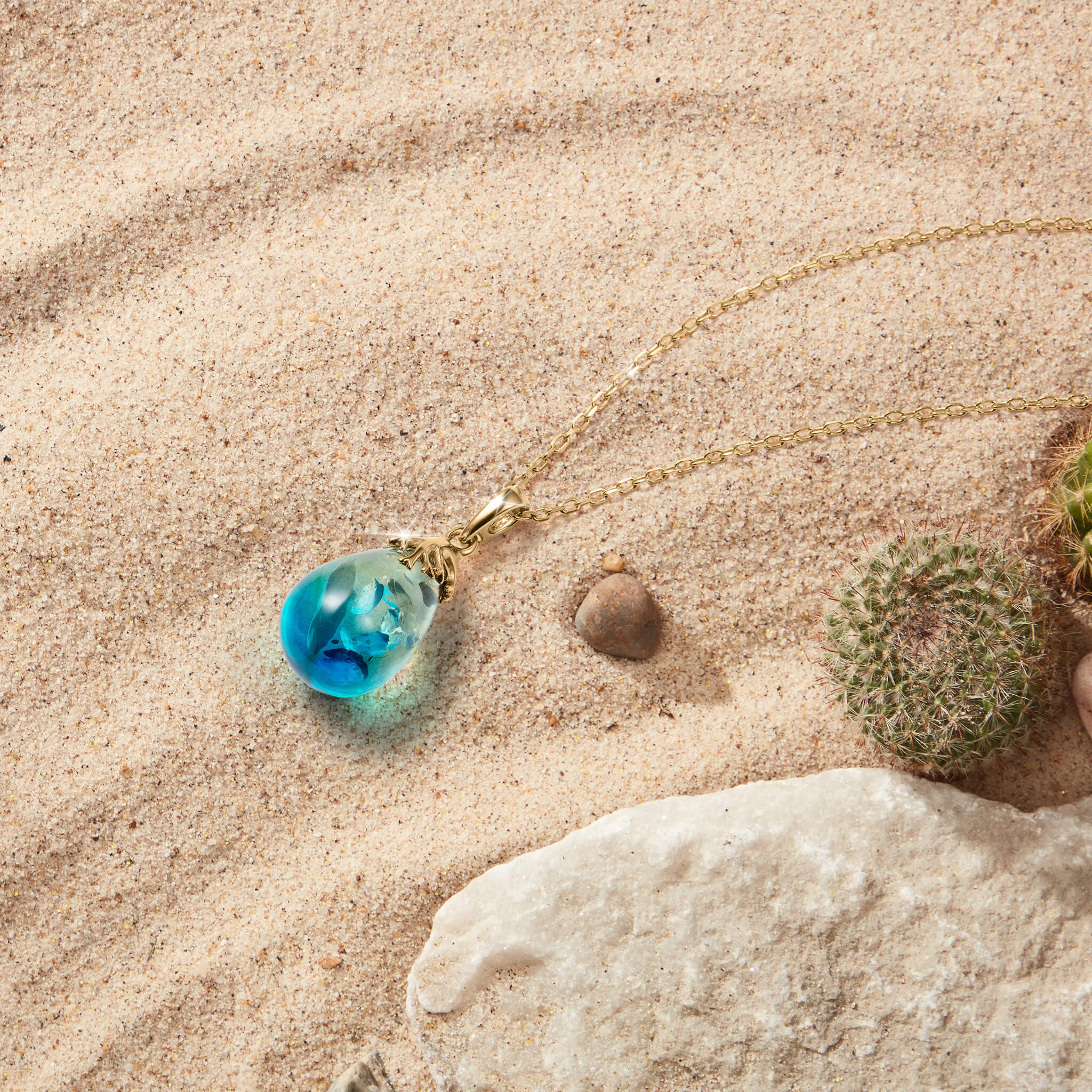Amber Azure Pendant - Image 4