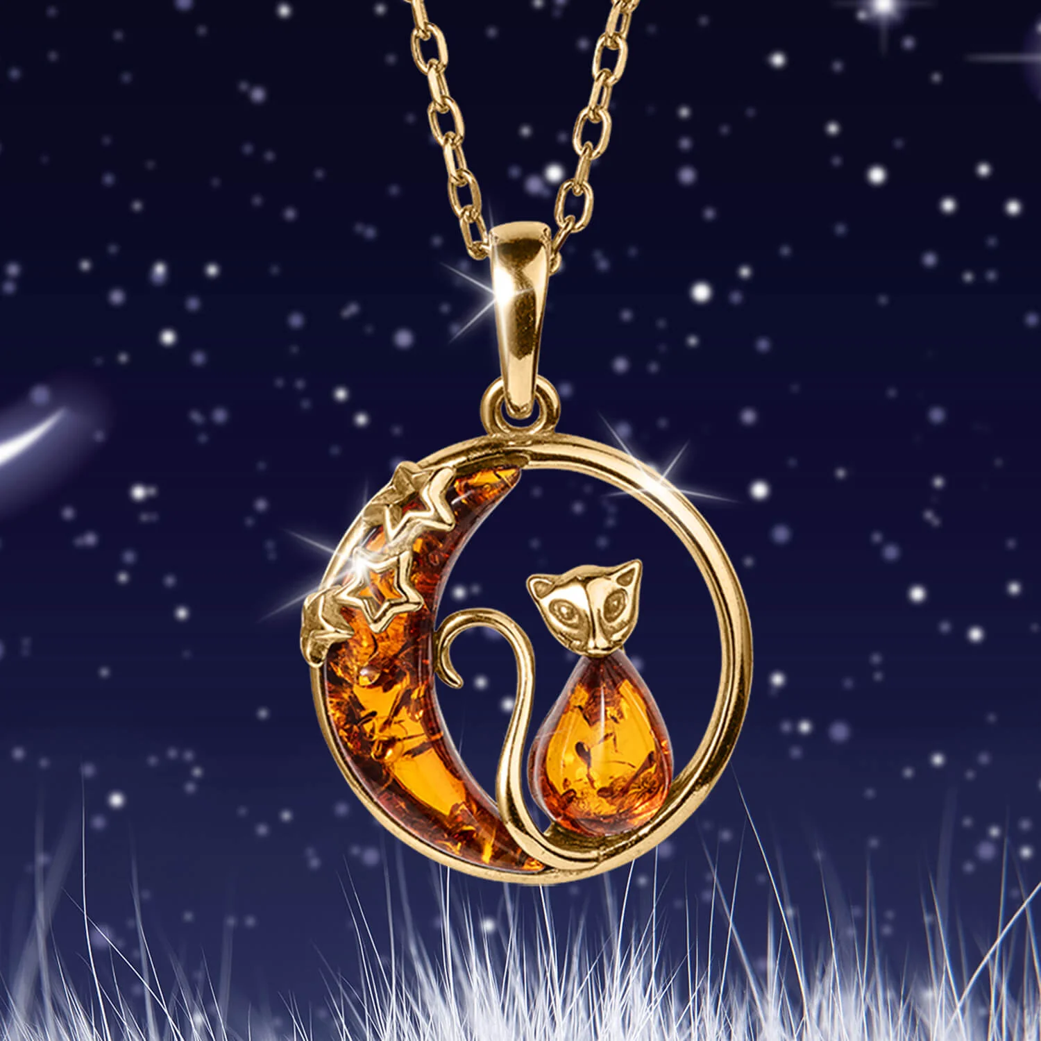 Cat In The Moon Pendant - Image 2