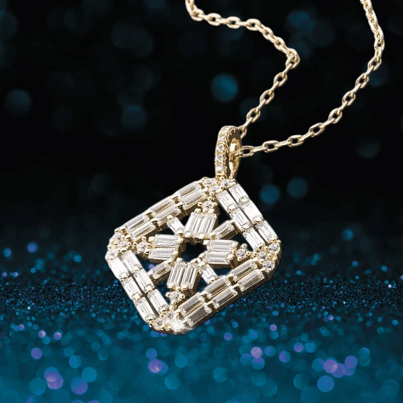 Bliss Baguette Pendant - Image 2