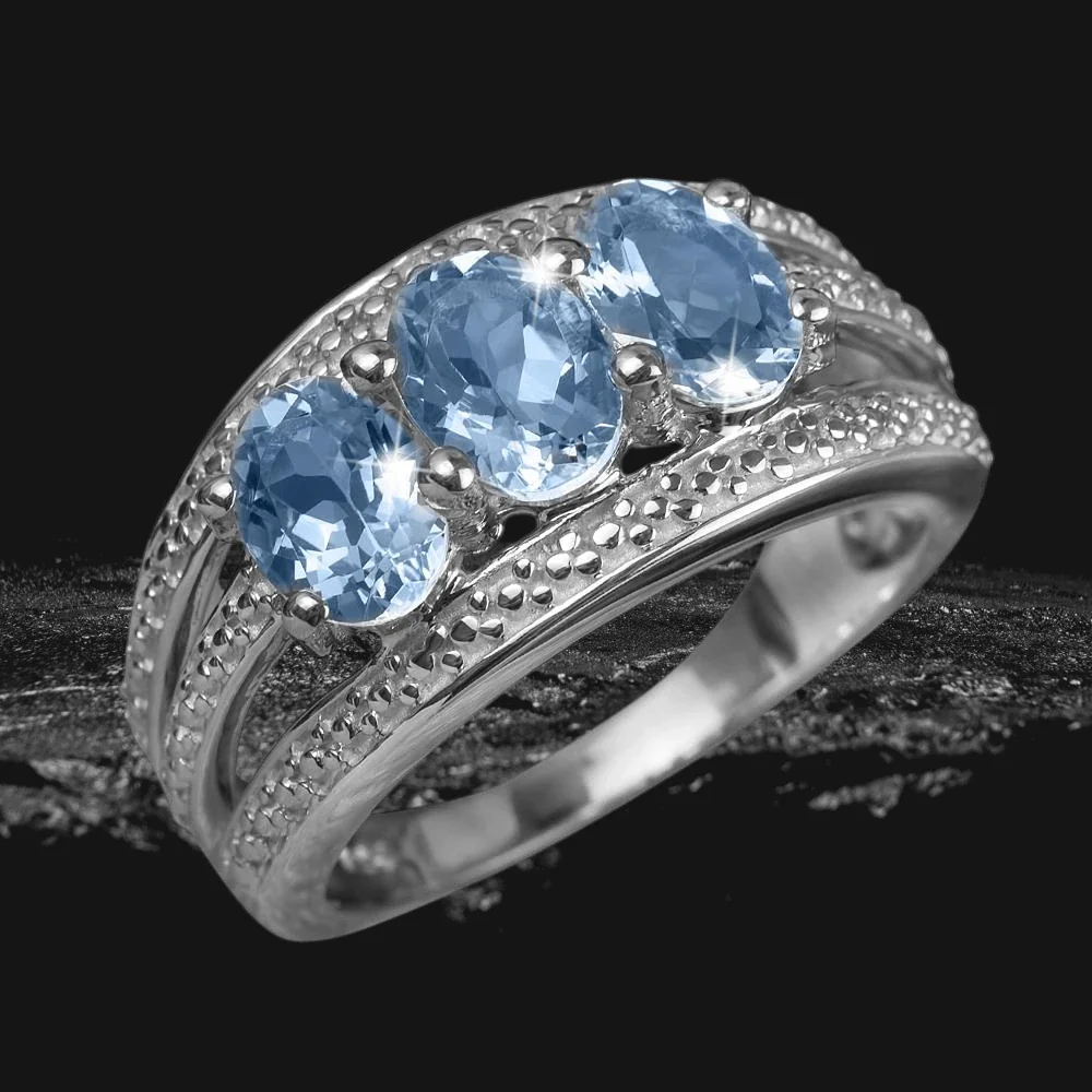 Blue Aqua Ring - Image 2