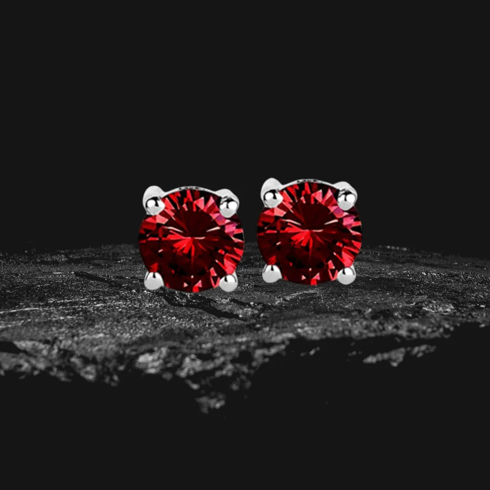 Brilliant Birthstones Earrings January - Image 2