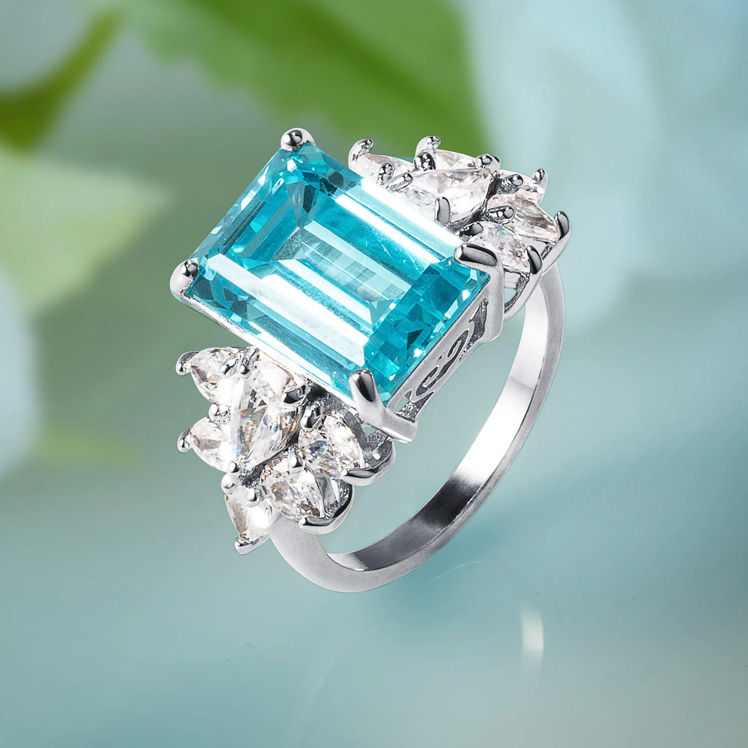 Carnival Blue Topaz Ring - Image 2