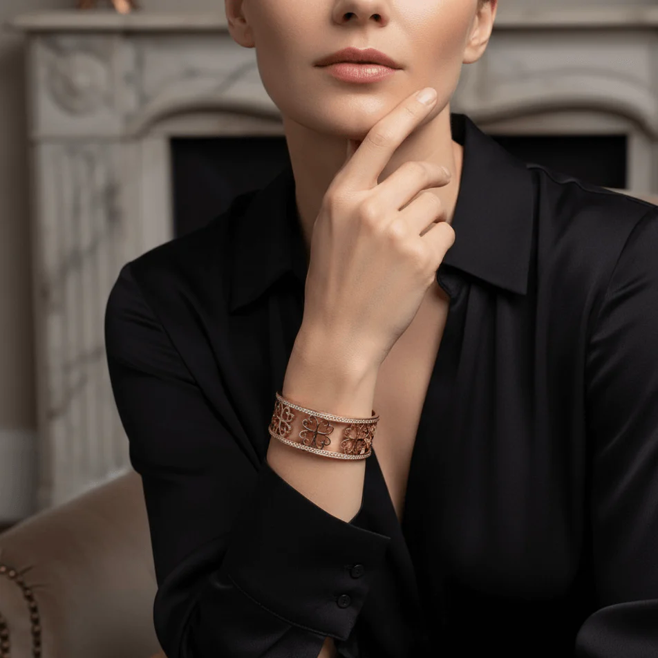 Celeste Rose Gold Bracelet - Image 5