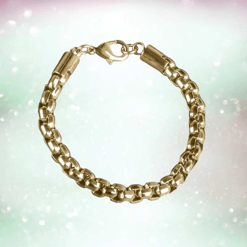 Chester Gold Steel Bracelet - Image 2