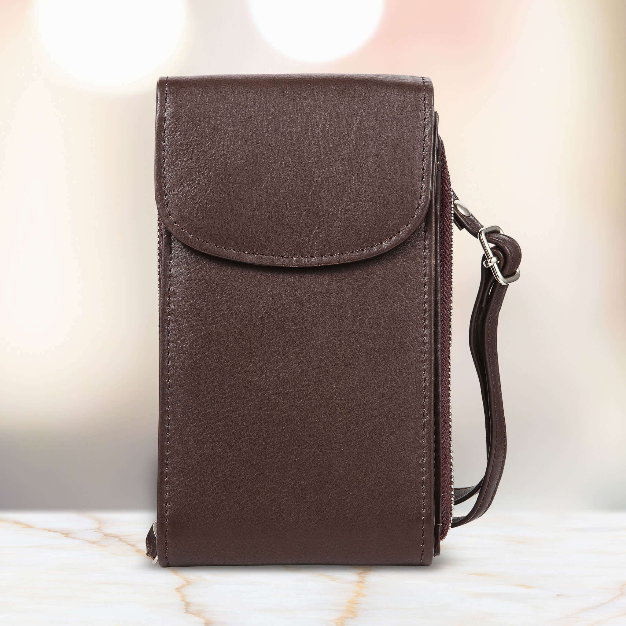 Clara Crossbody Brown Ladies Bag - Image 2