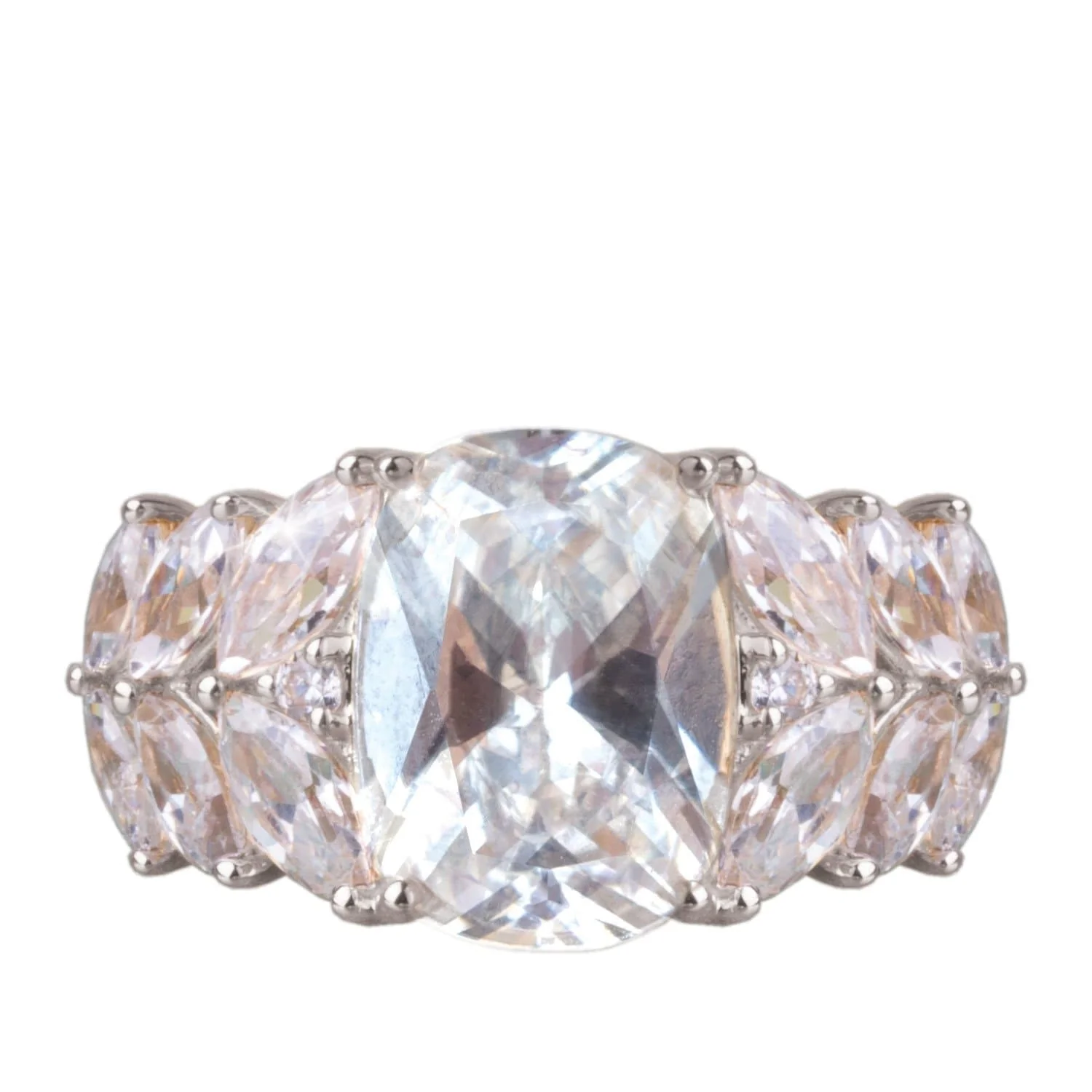 Claudette Rhodium Ring - Image 2