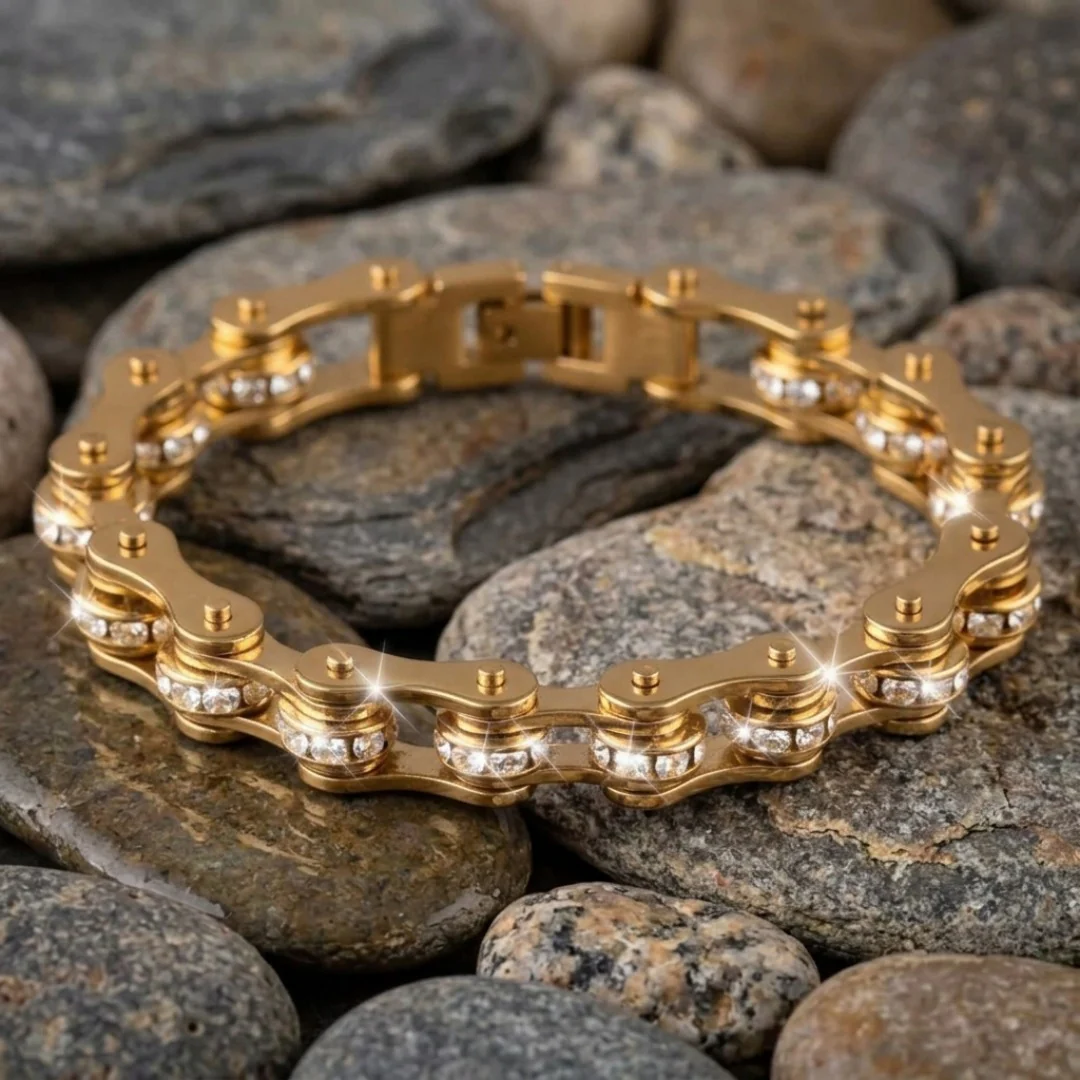 Crystal Bikechain Bracelet - Image 2