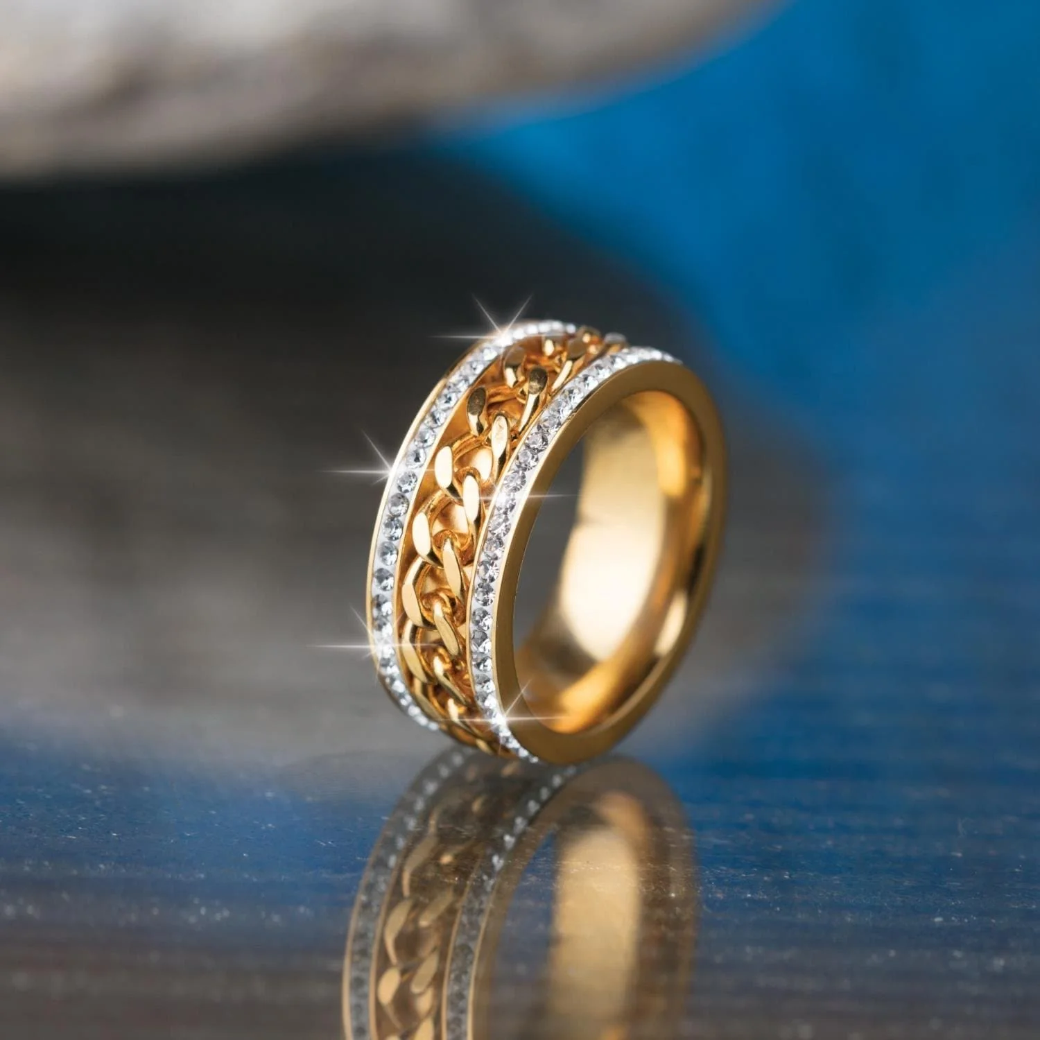 Cuban Ice Men's Ring - Image 3