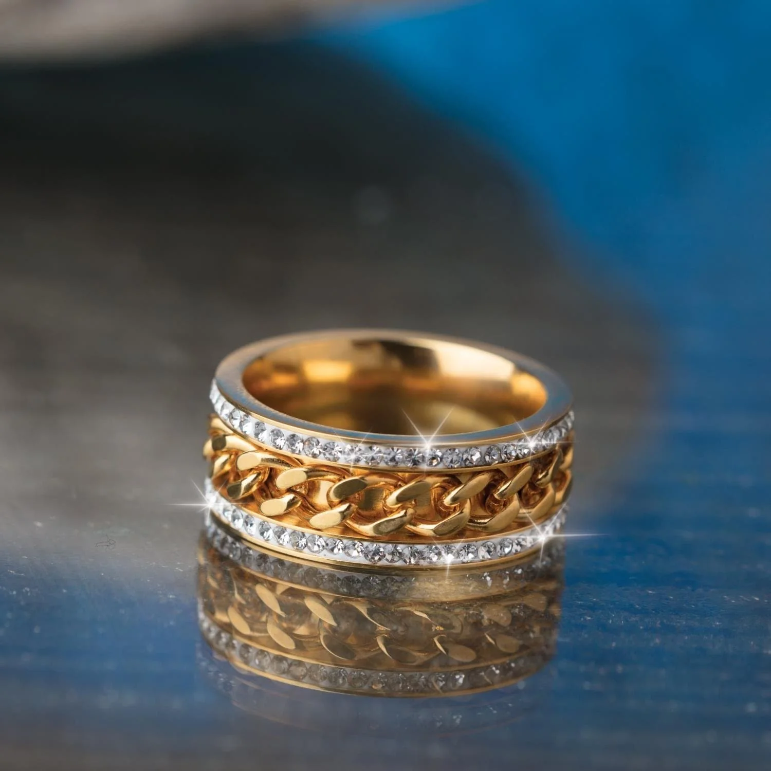Cuban Ice Men's Ring - Image 4