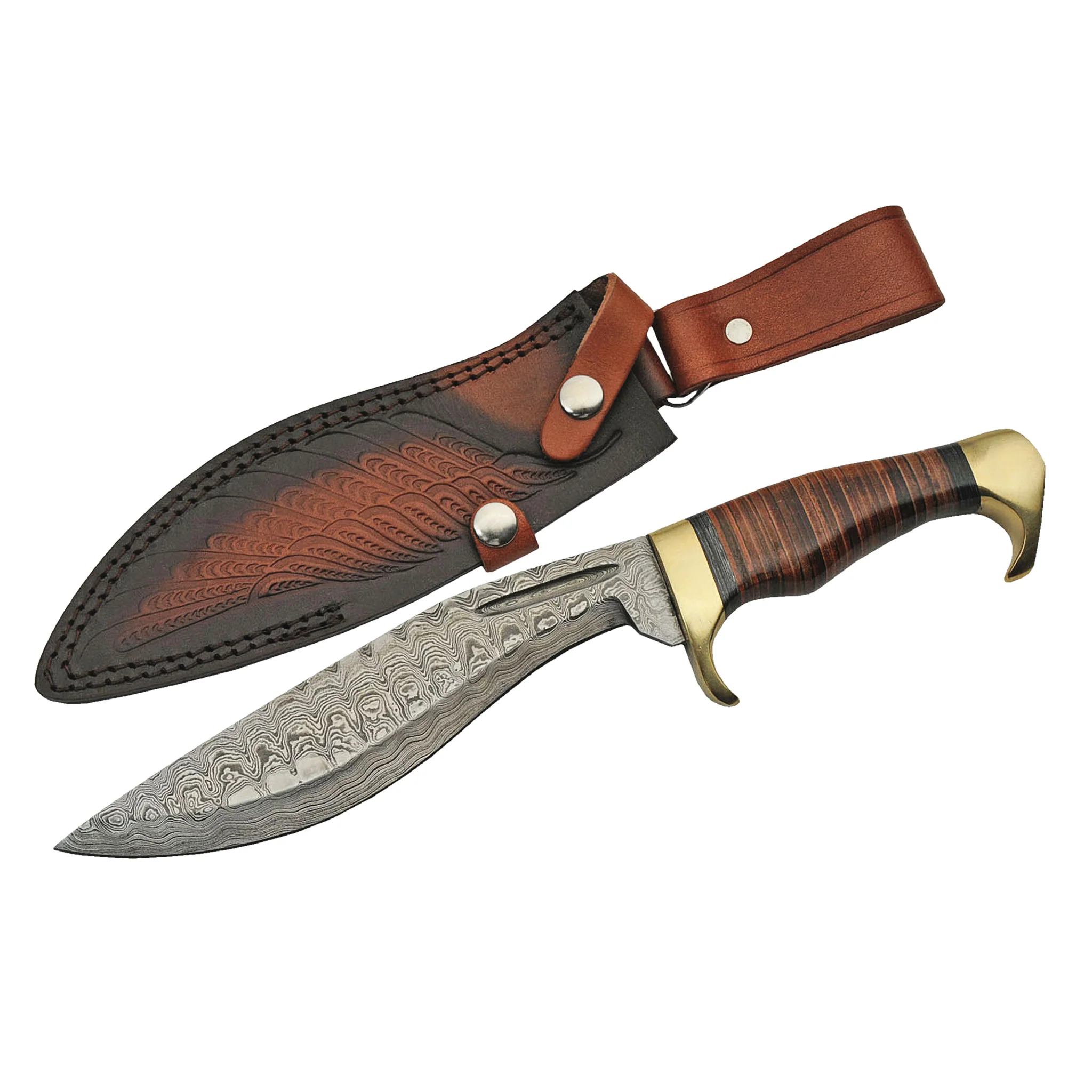Damascus Kukri Knife