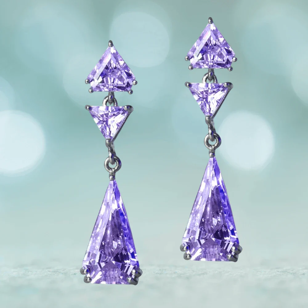 Deco Chadelier Earrings - Image 2