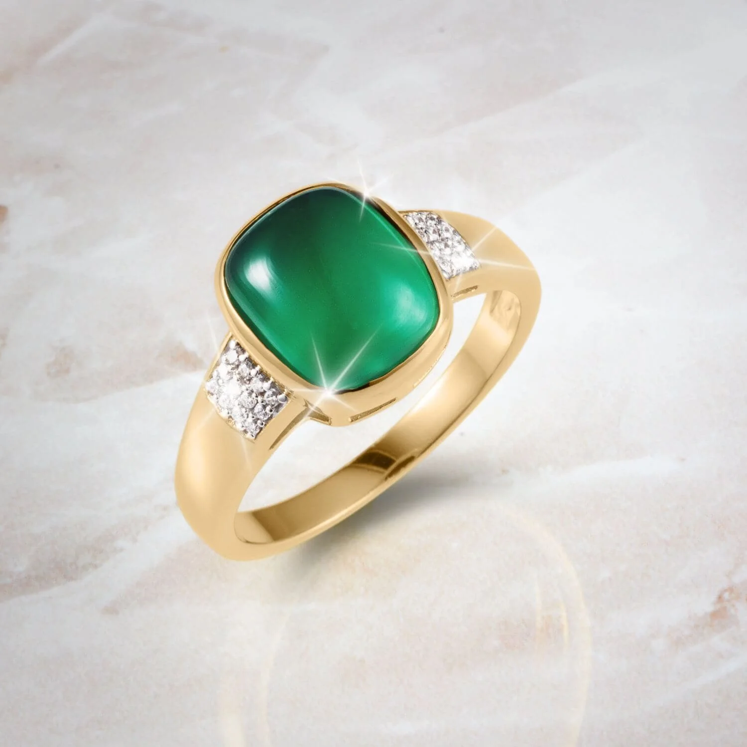 Desire Green Onyx Ring - Image 2