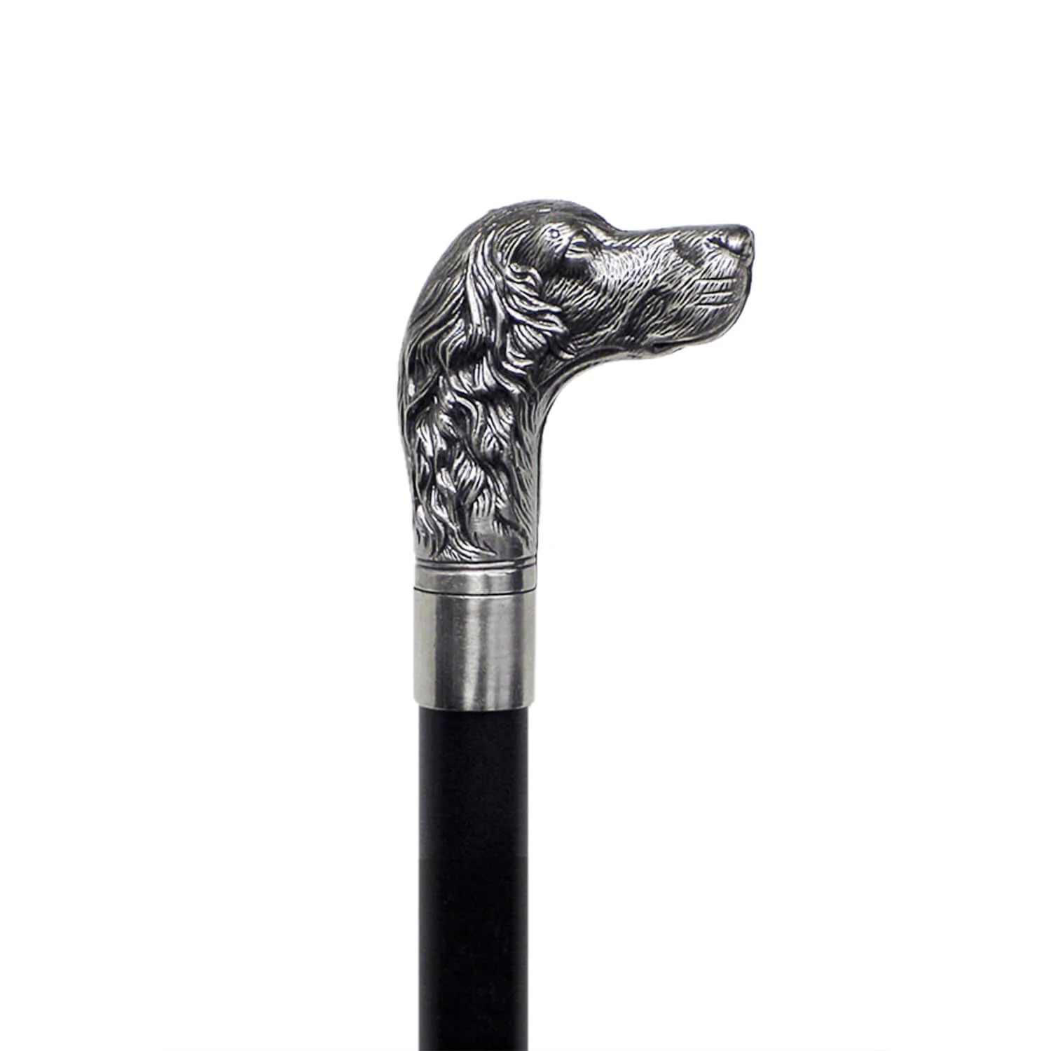 Distinguished Explorer Dog Head Walking Cane