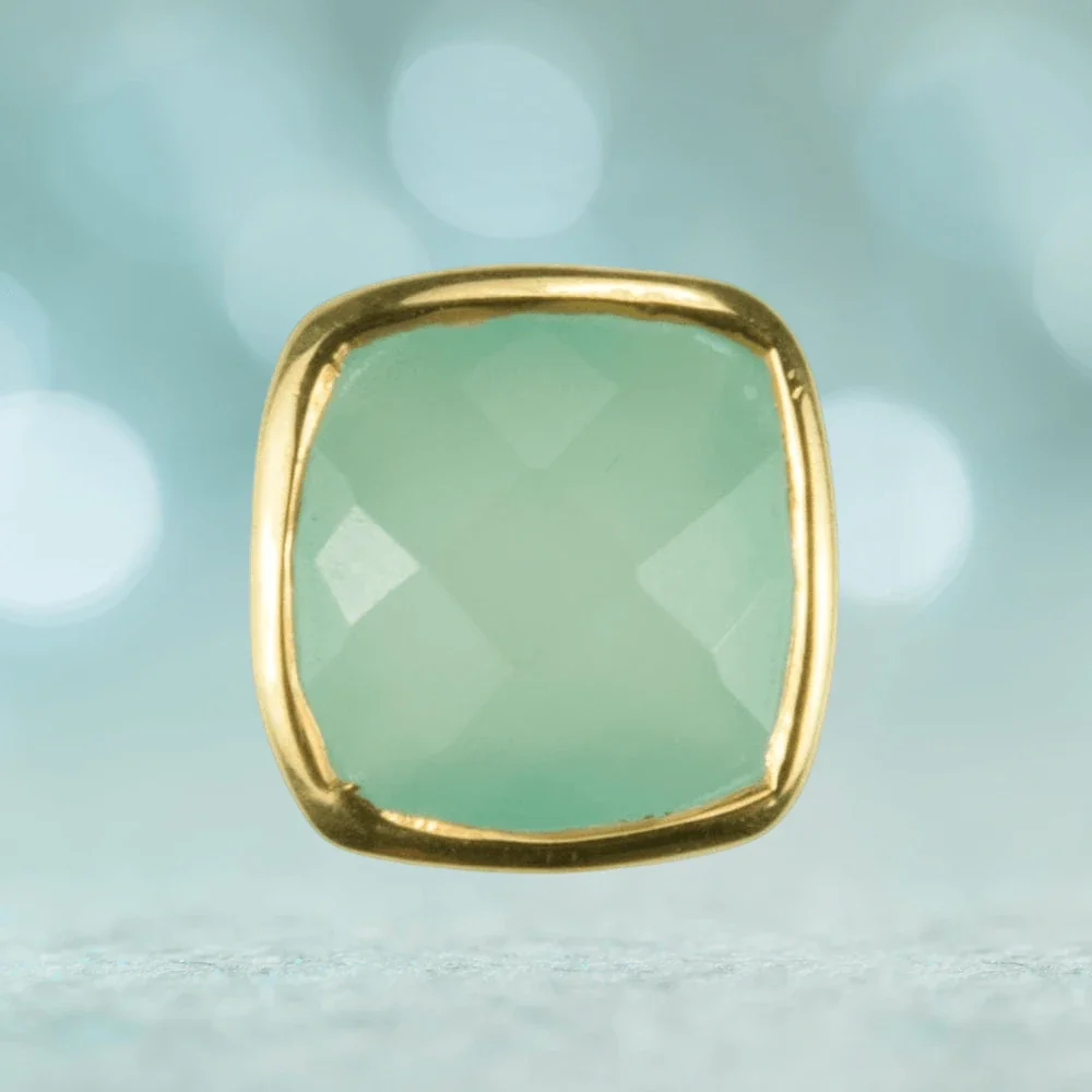 Dream Gems Earrings Green Quartz - Image 2