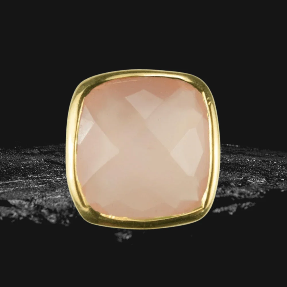 Dream Gems Earrings Pink Quartz - Image 2