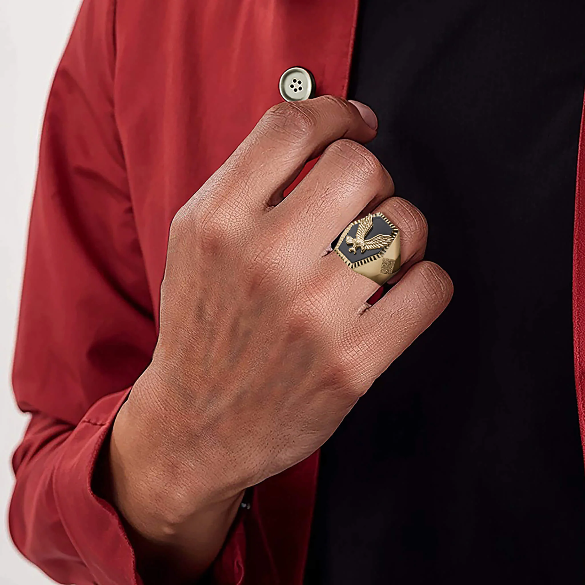 Eagle Crest Men's Ring - Image 3