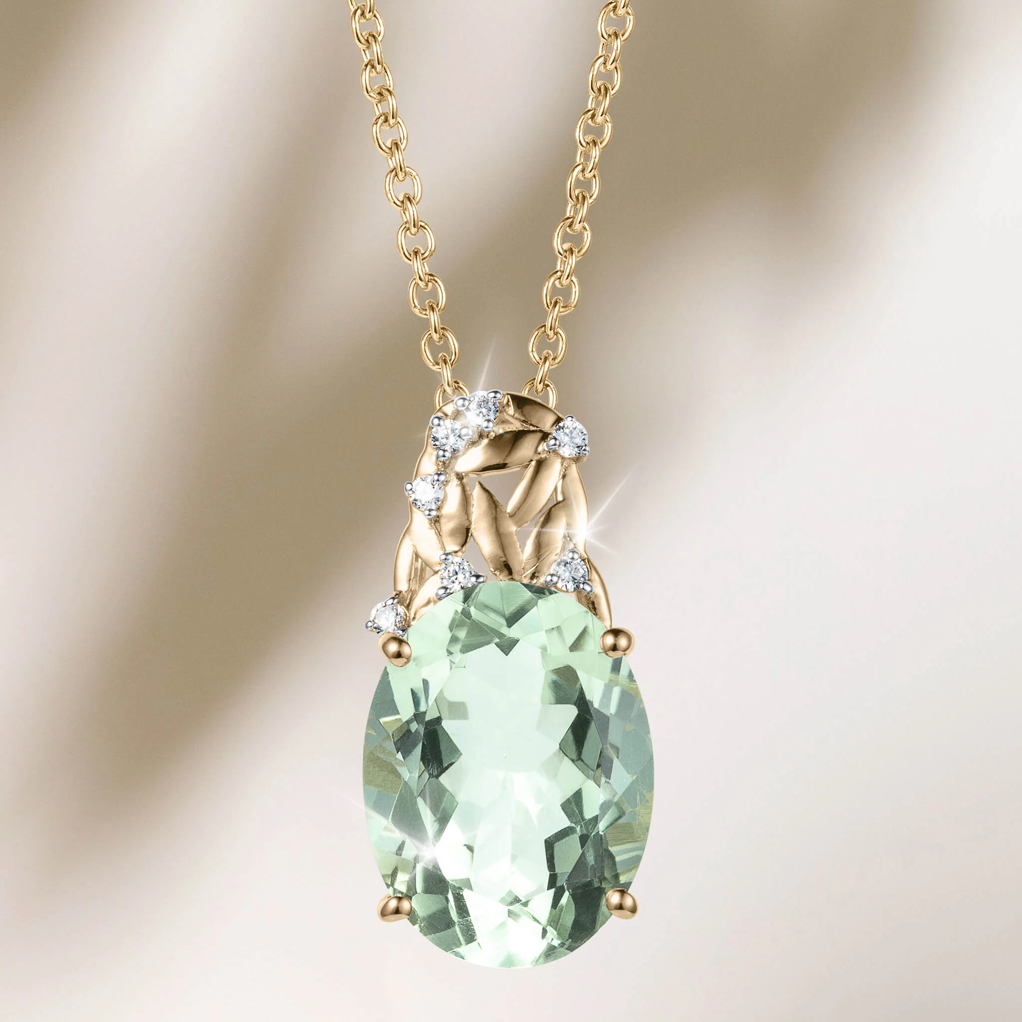 Eden Green Amethyst Pendant - Image 2