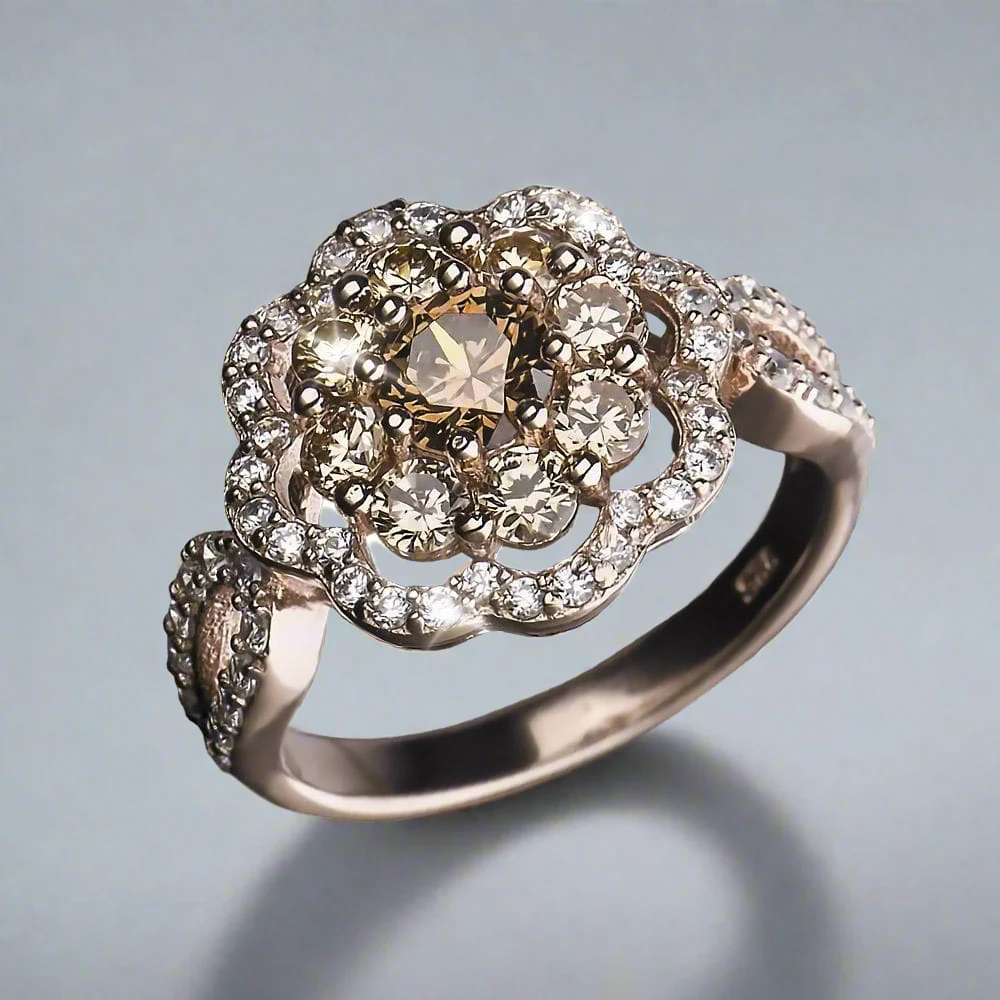 Eleganza Champagne Ring - Image 2