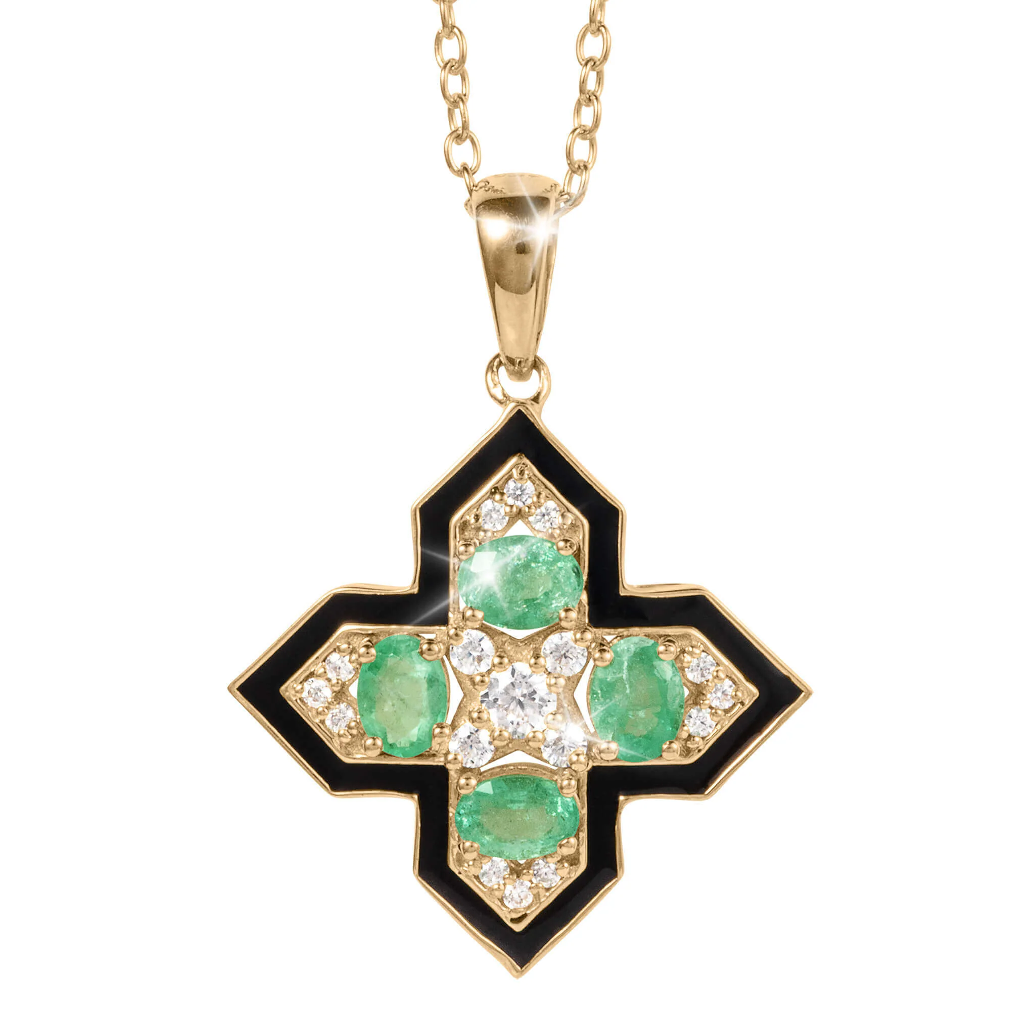 Emerald Eclipse Pendant