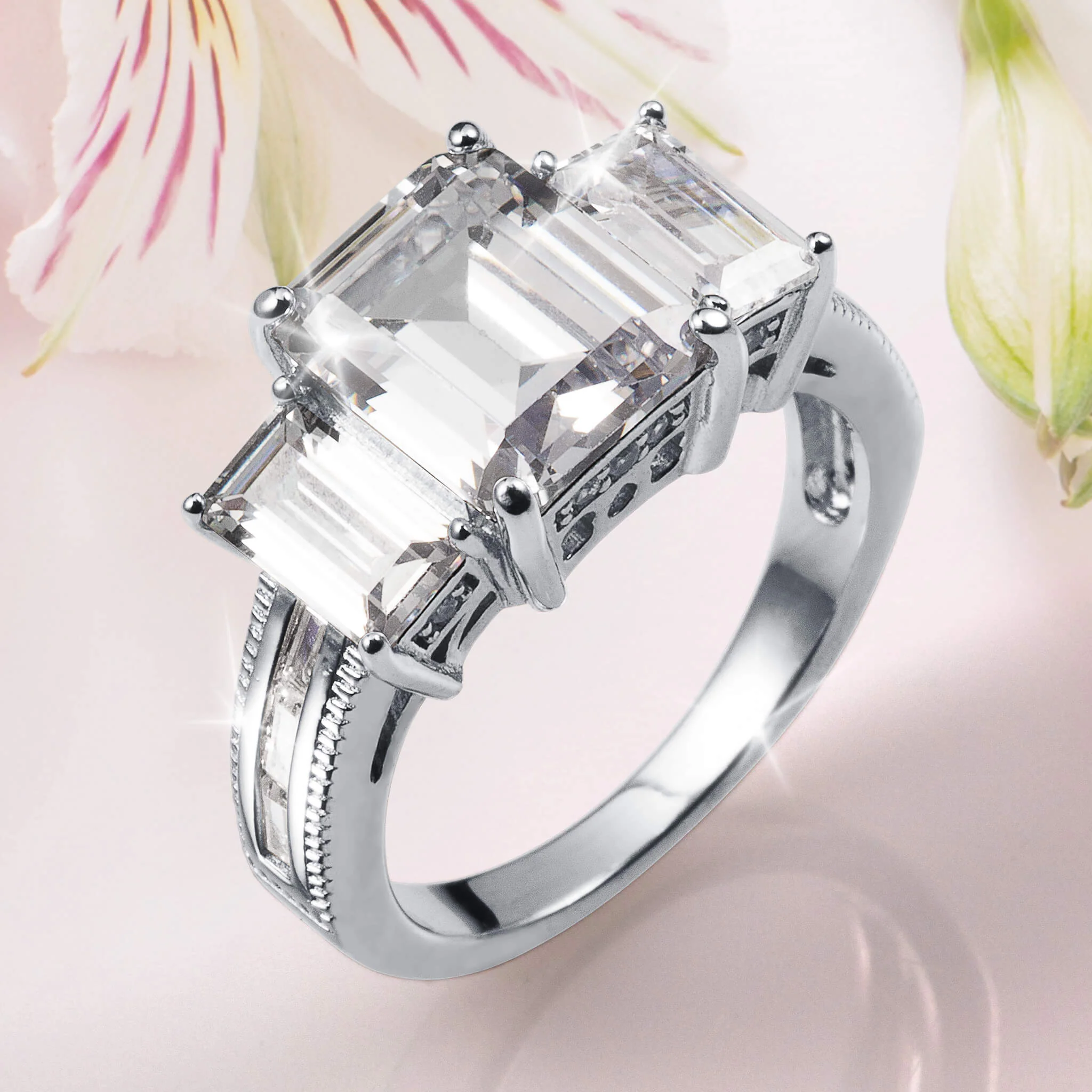 Enchanted Trio Ladies Ring - Image 2