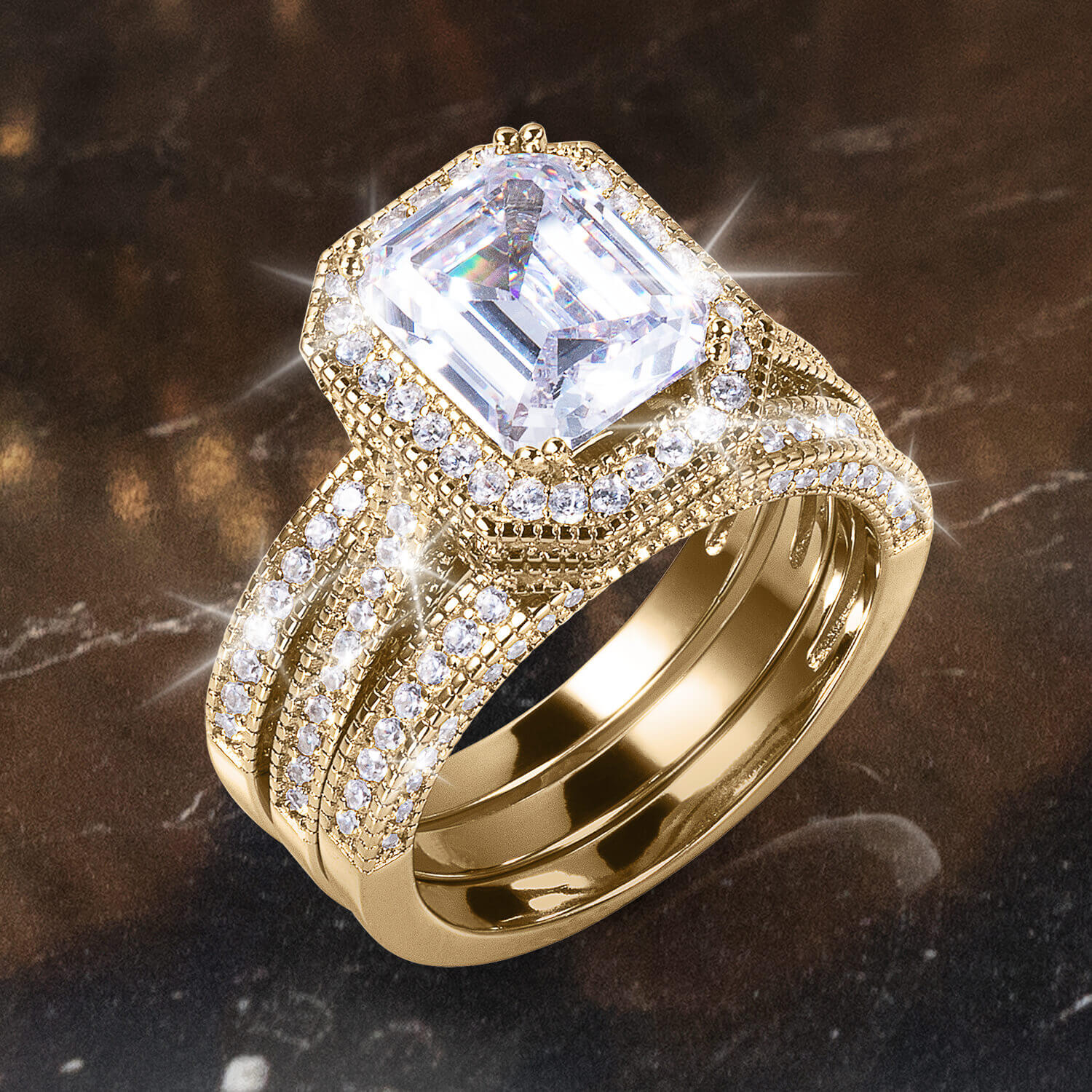 Enchanting Bridal Set Ring - Image 2