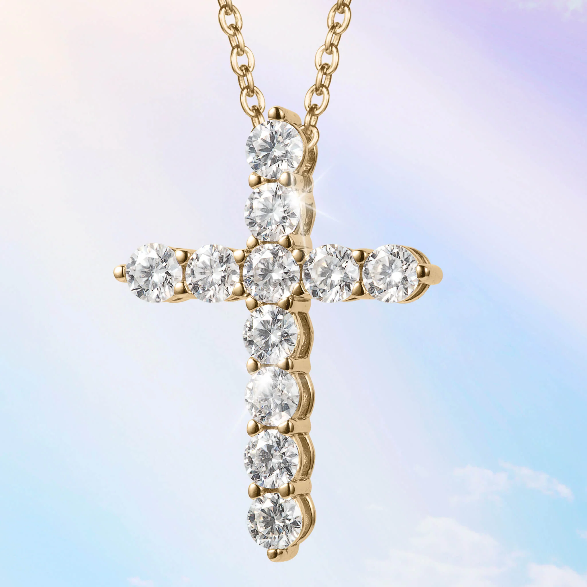 Eternal Light Cross Pendant - Image 2
