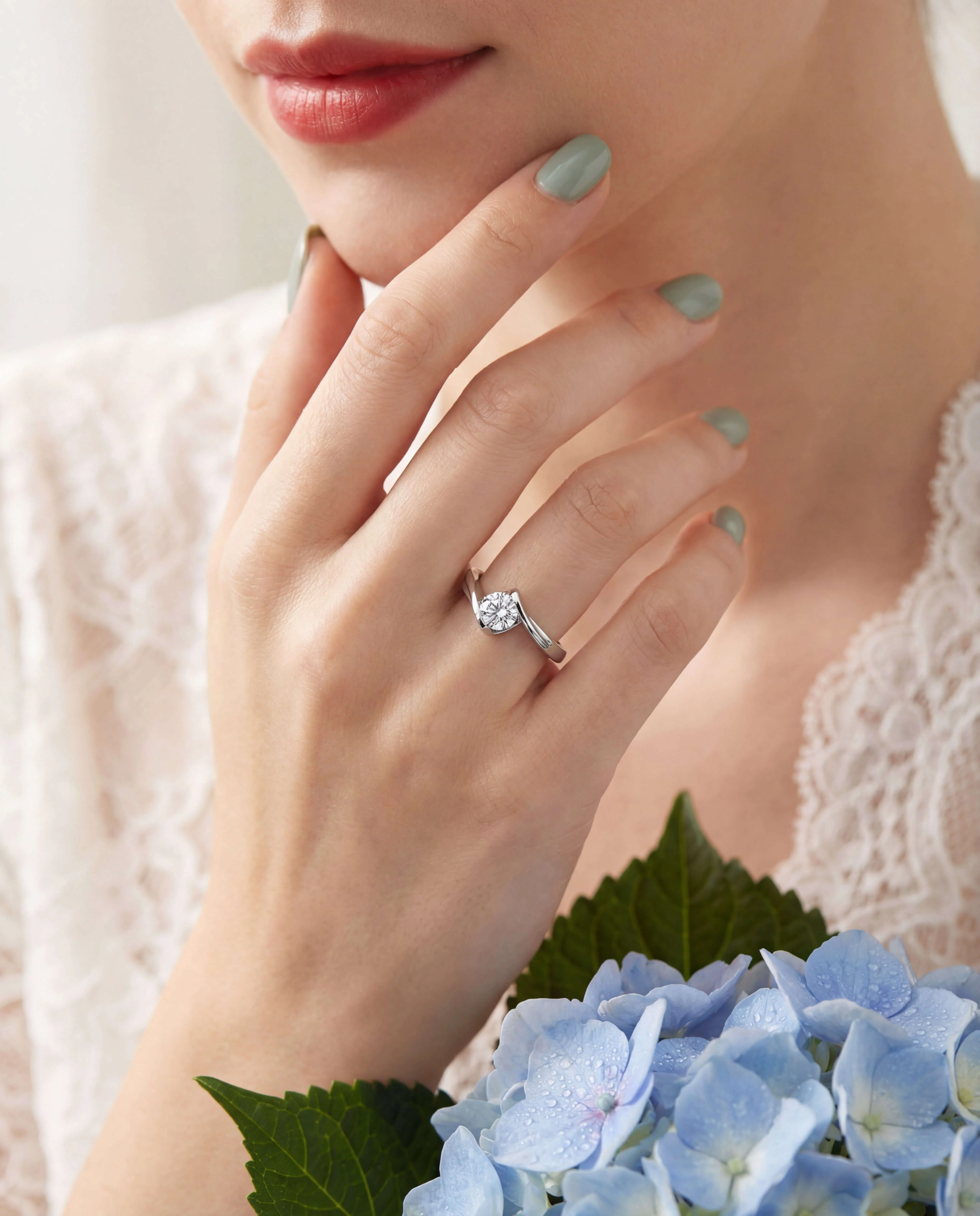 Eternal Whisper Moissanite Ring - Image 3